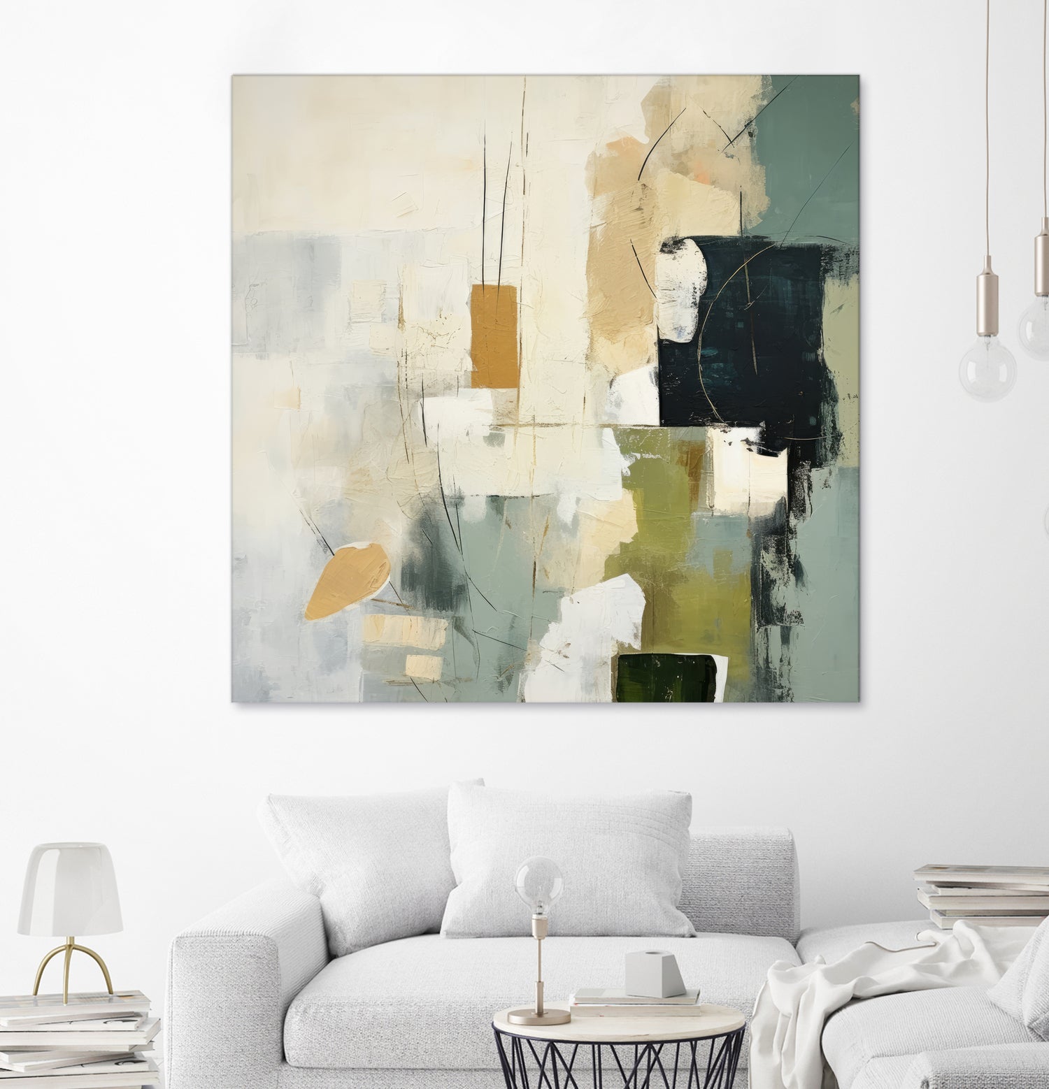 Green Spectrum I by Irena Orlov on GIANT ART - abstract