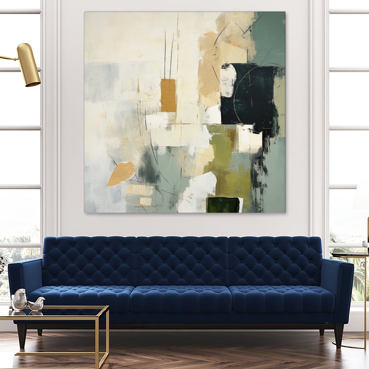 Green Spectrum I by Irena Orlov on GIANT ART - abstract