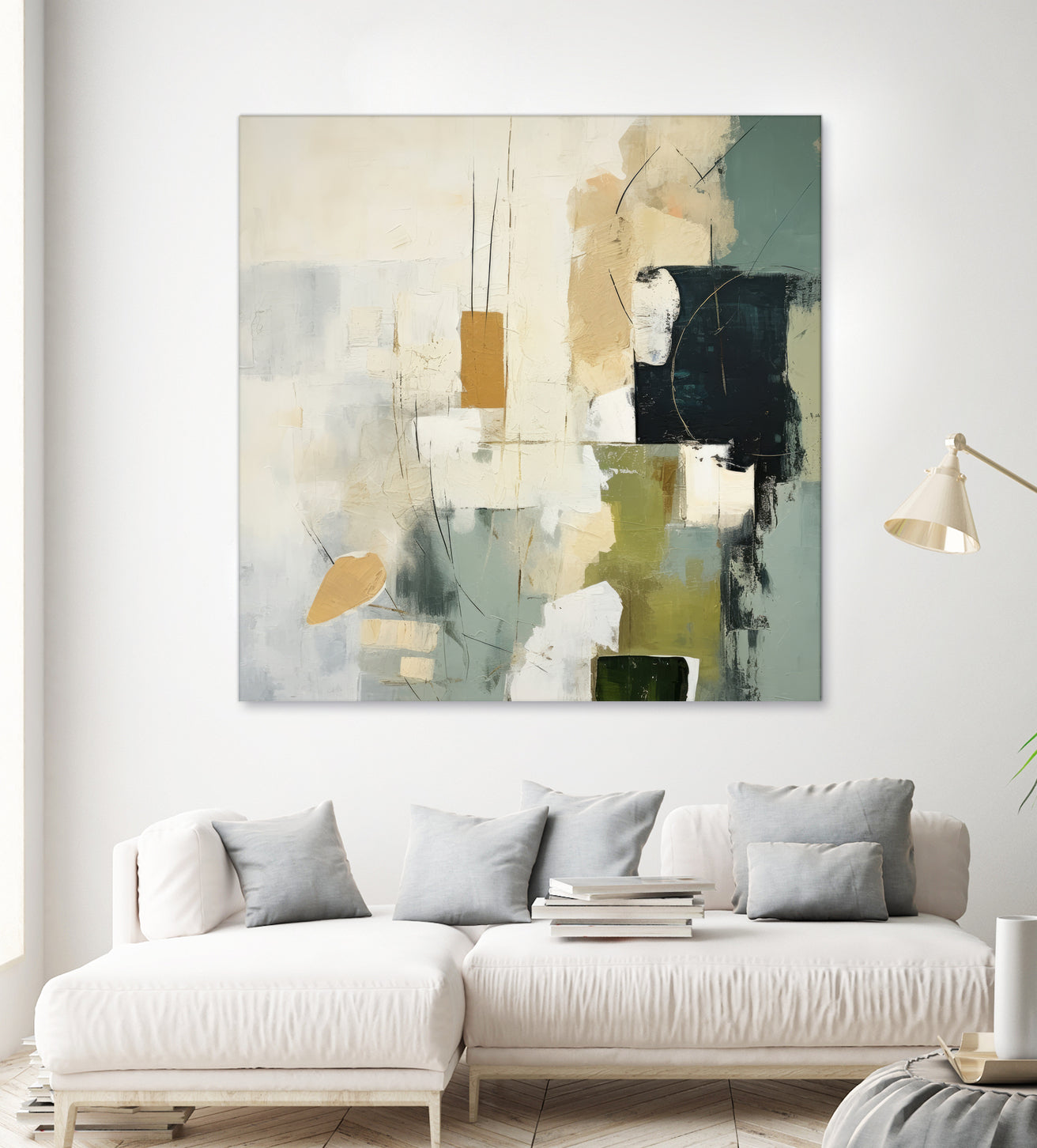 Green Spectrum I by Irena Orlov on GIANT ART - abstract