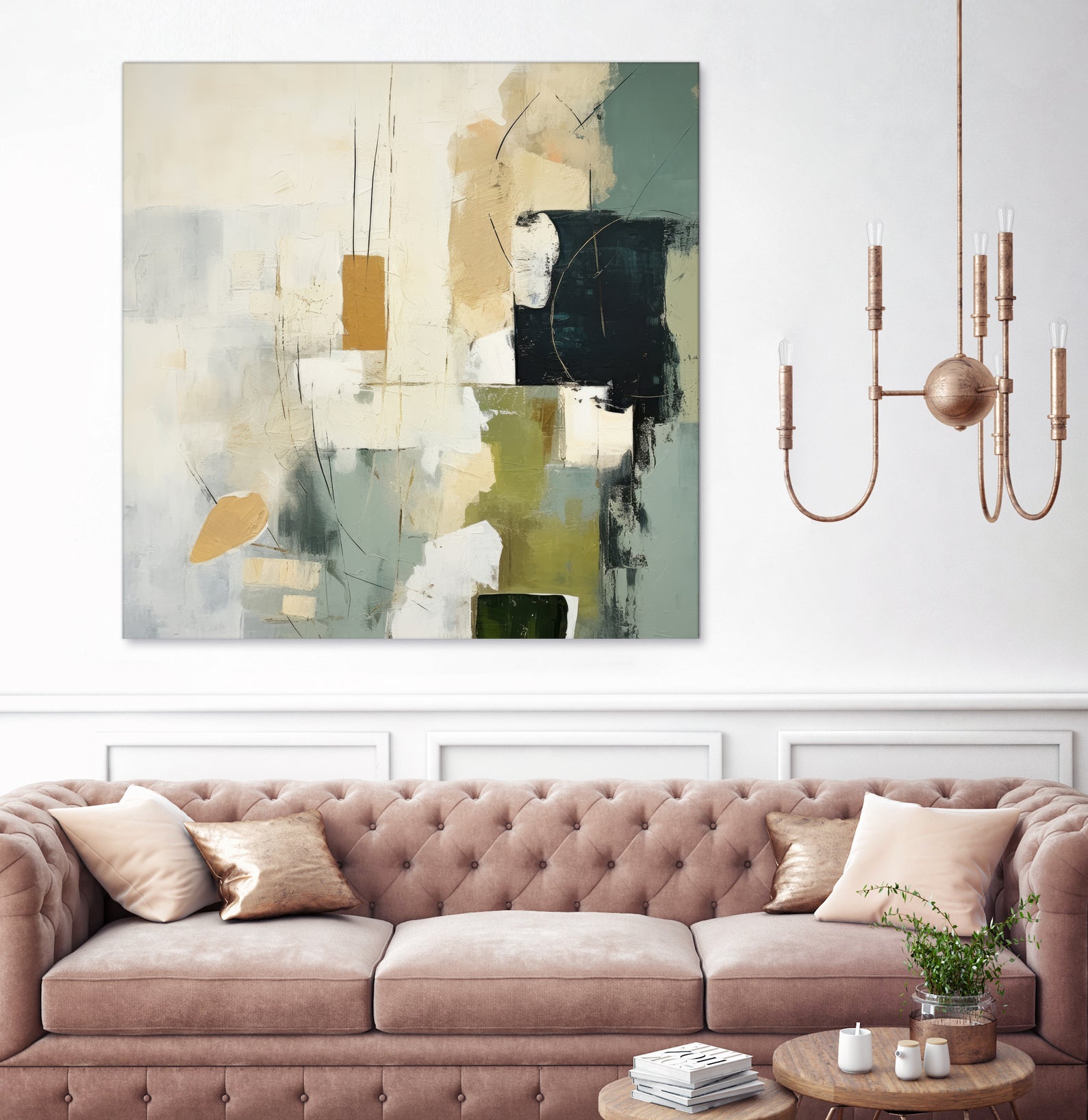 Green Spectrum I by Irena Orlov on GIANT ART - abstract