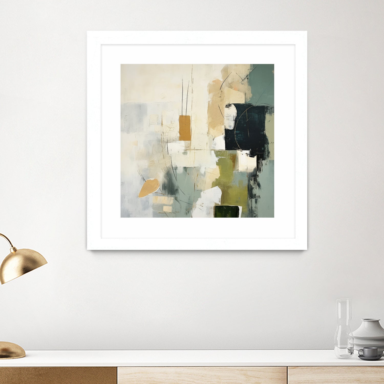 Green Spectrum I by Irena Orlov on GIANT ART - abstract