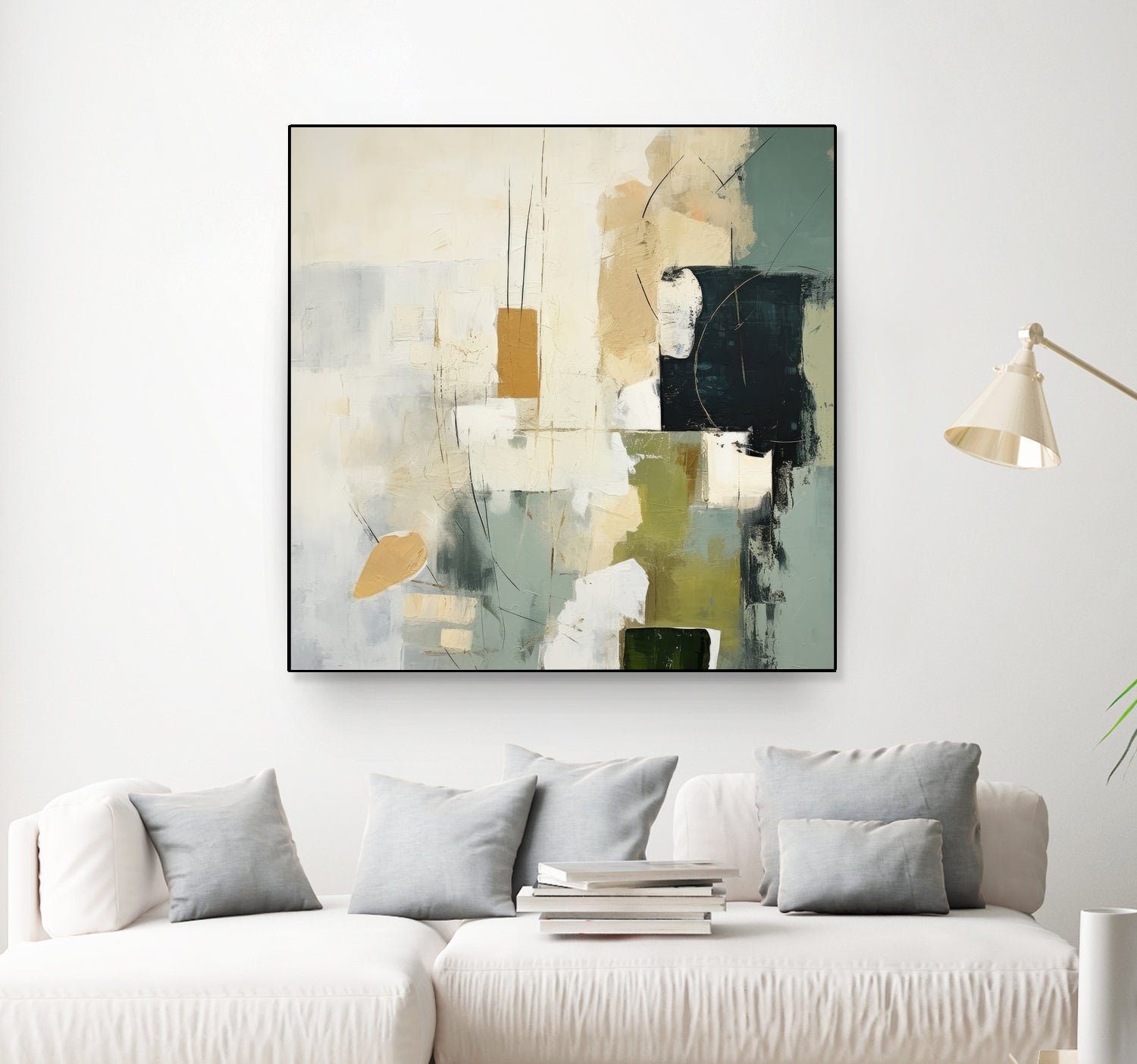 Green Spectrum I by Irena Orlov on GIANT ART - abstract