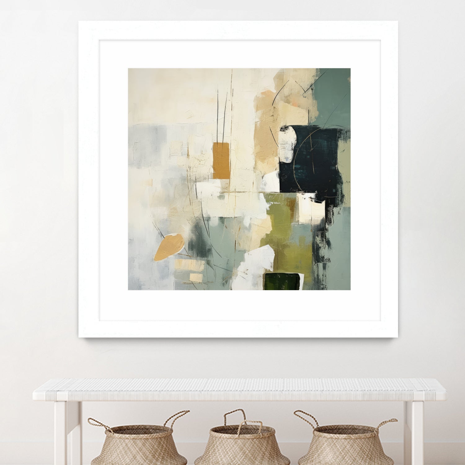 Green Spectrum I by Irena Orlov on GIANT ART - abstract