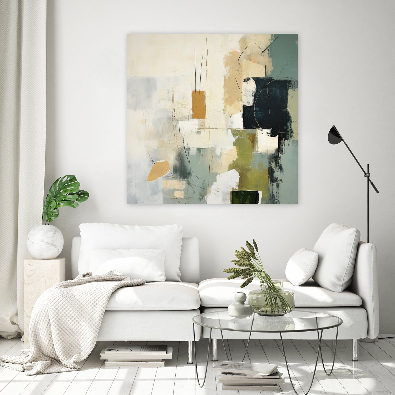 Green Spectrum I by Irena Orlov on GIANT ART - abstract