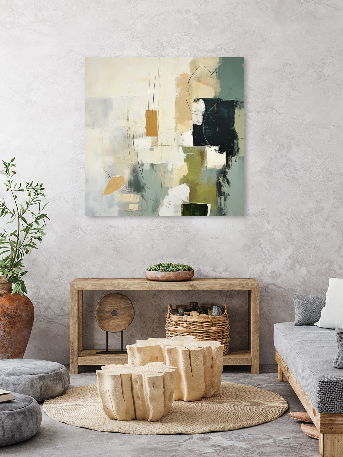 Green Spectrum I by Irena Orlov on GIANT ART - abstract