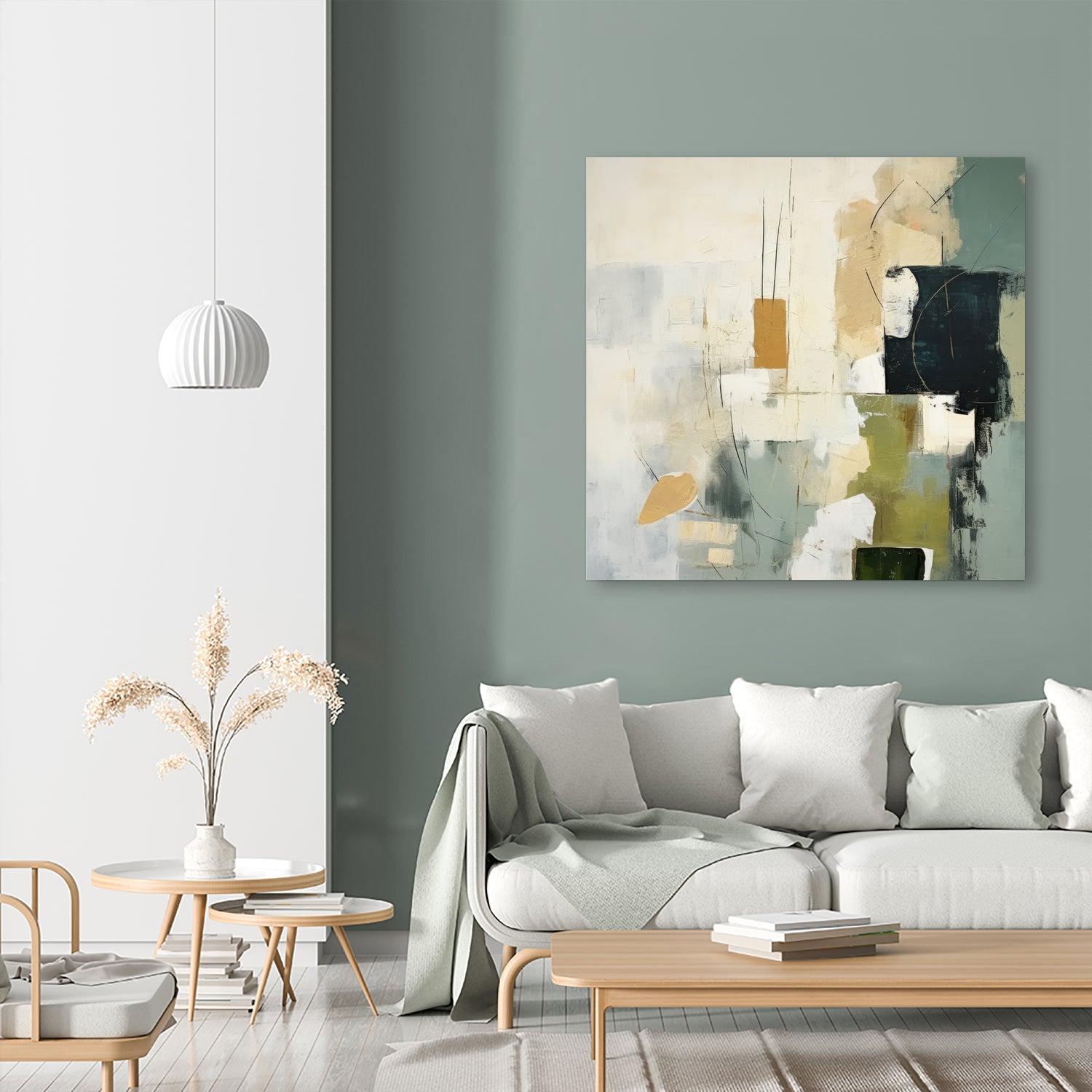 Green Spectrum I by Irena Orlov on GIANT ART - abstract