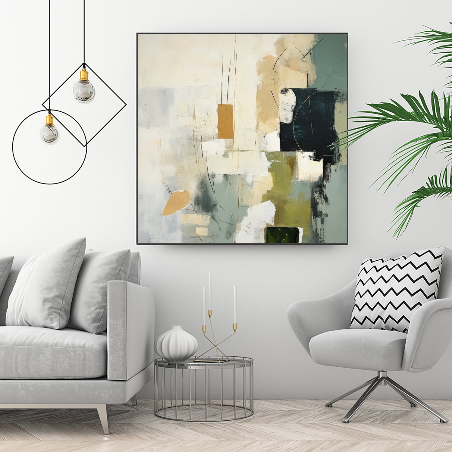 Green Spectrum I by Irena Orlov on GIANT ART - abstract