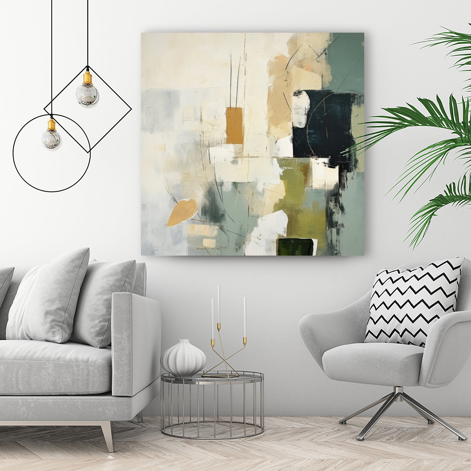 Green Spectrum I by Irena Orlov on GIANT ART - abstract