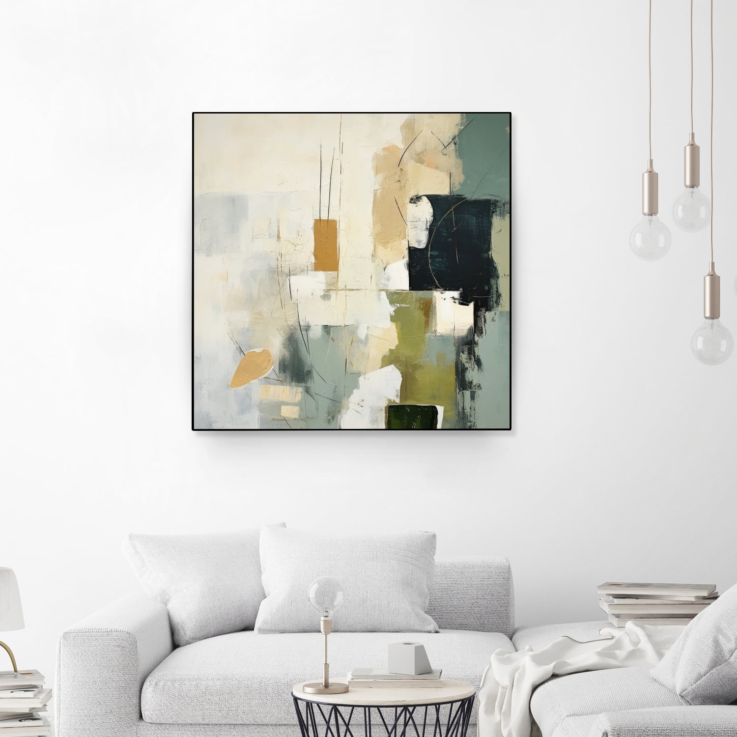 Green Spectrum I by Irena Orlov on GIANT ART - abstract