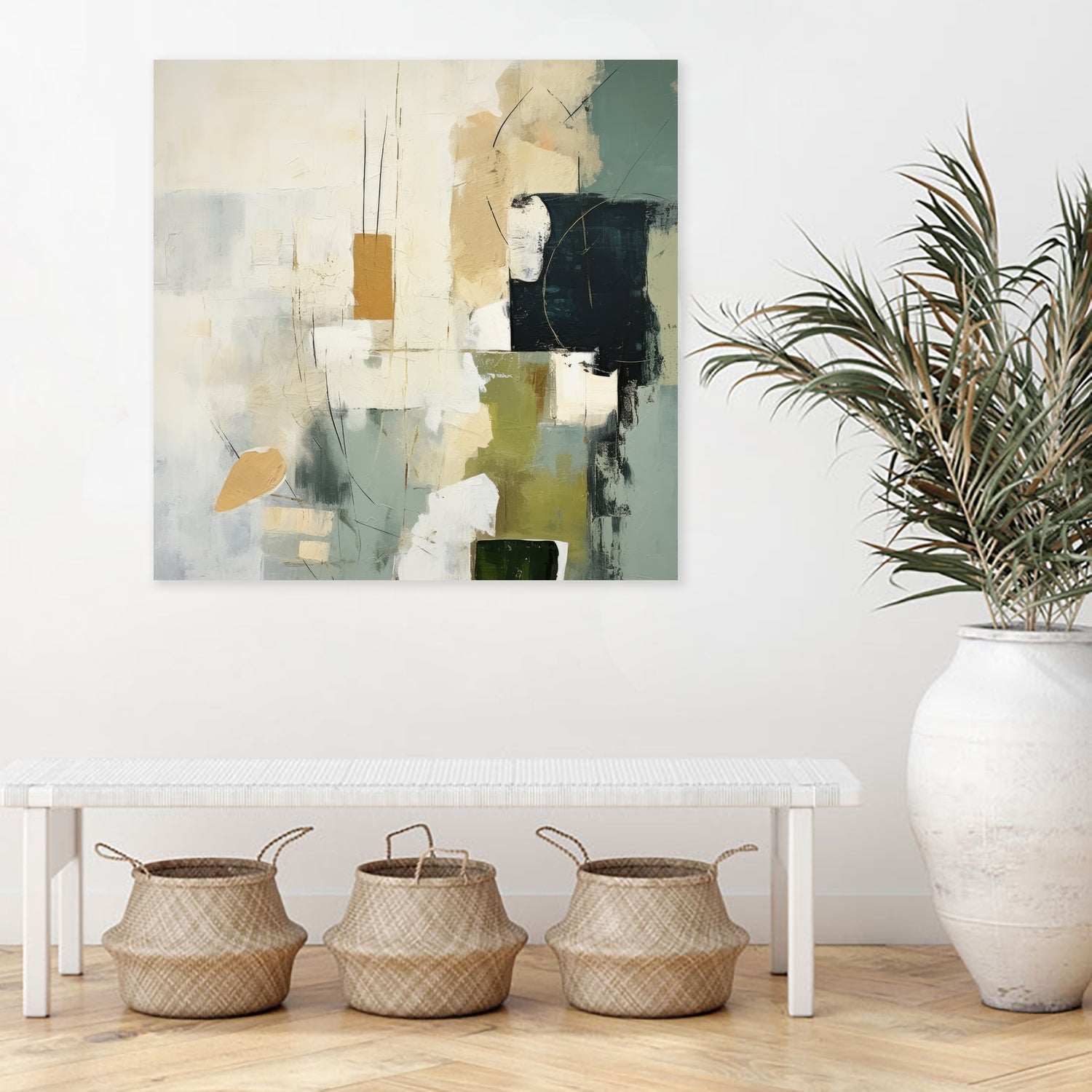 Green Spectrum I by Irena Orlov on GIANT ART - abstract