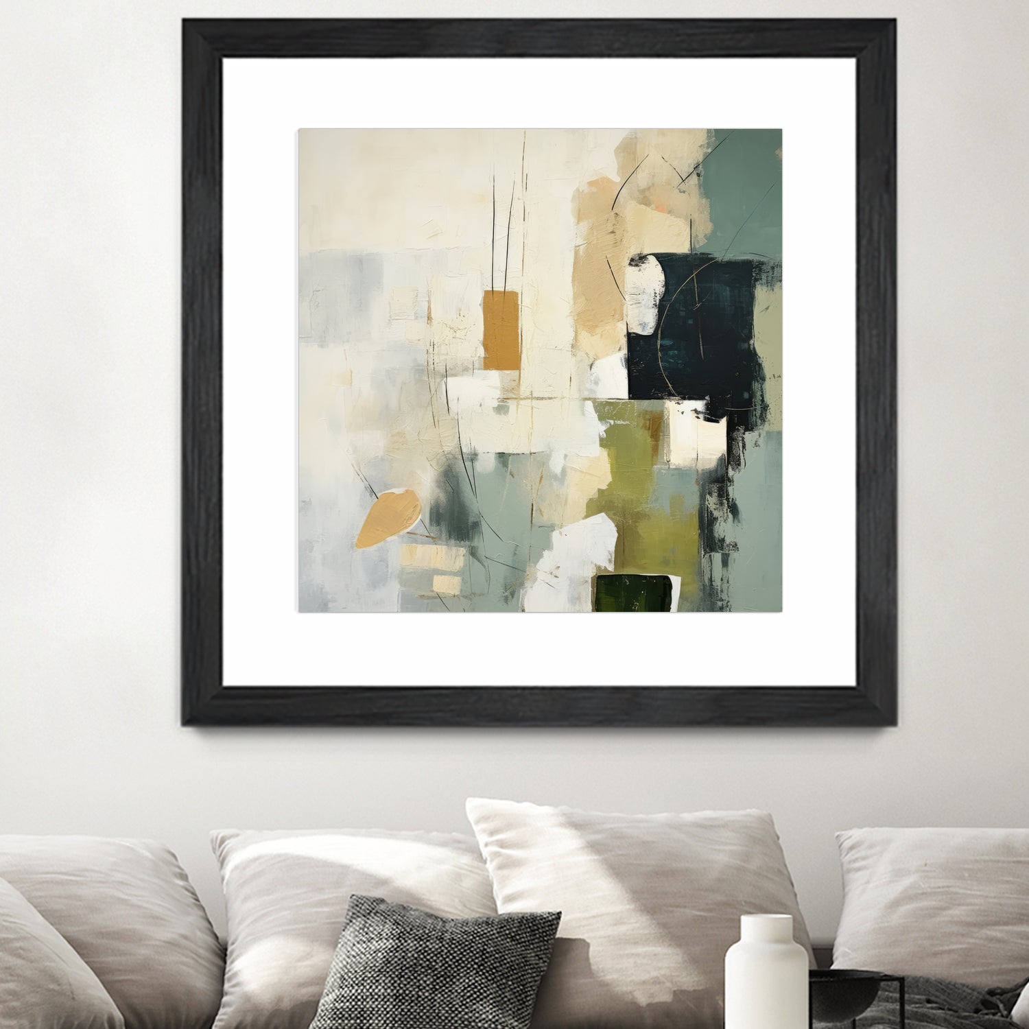 Green Spectrum I by Irena Orlov on GIANT ART - abstract