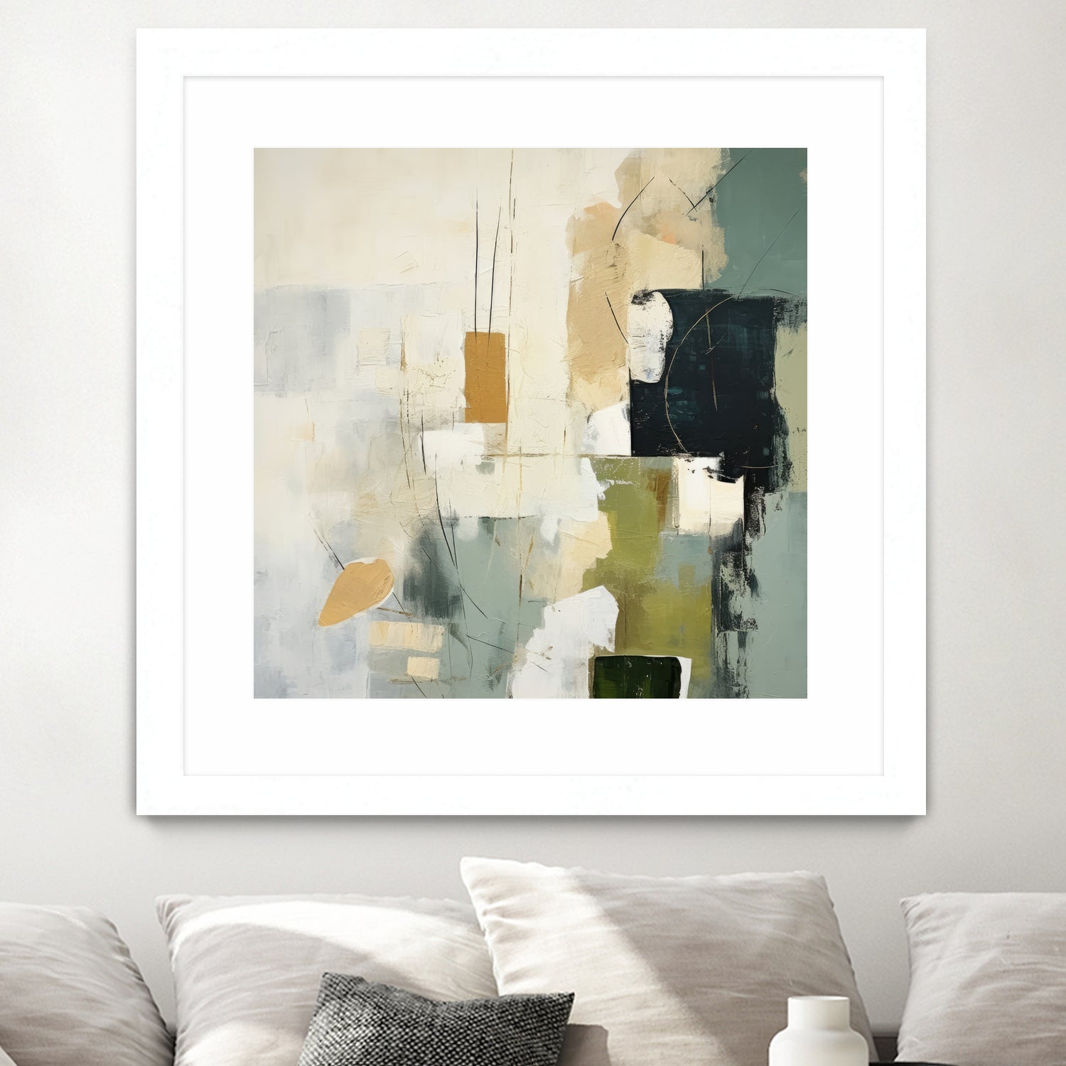 Green Spectrum I by Irena Orlov on GIANT ART - abstract