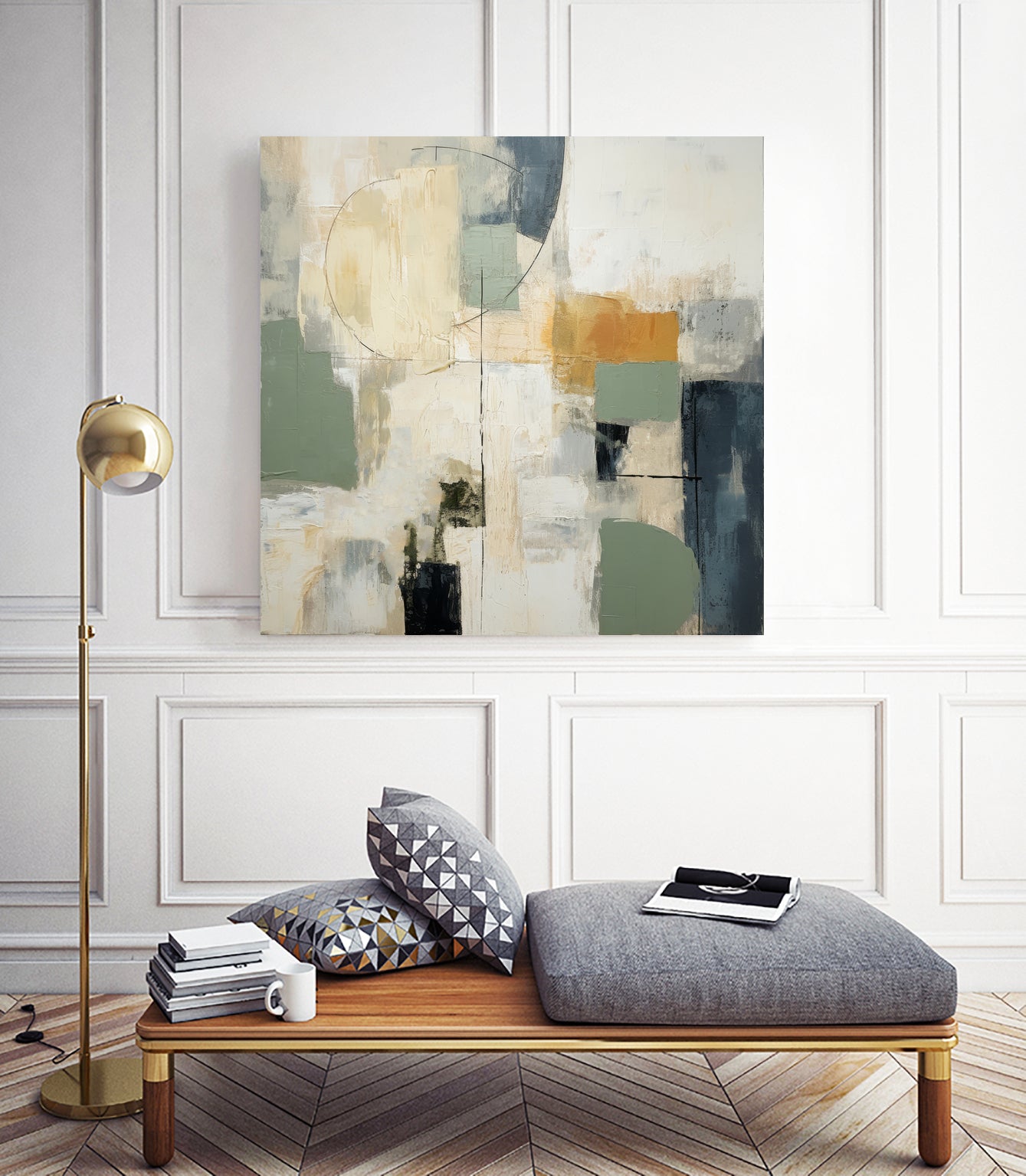 Green Spectrum II by Irena  Orlov on GIANT ART - abstract