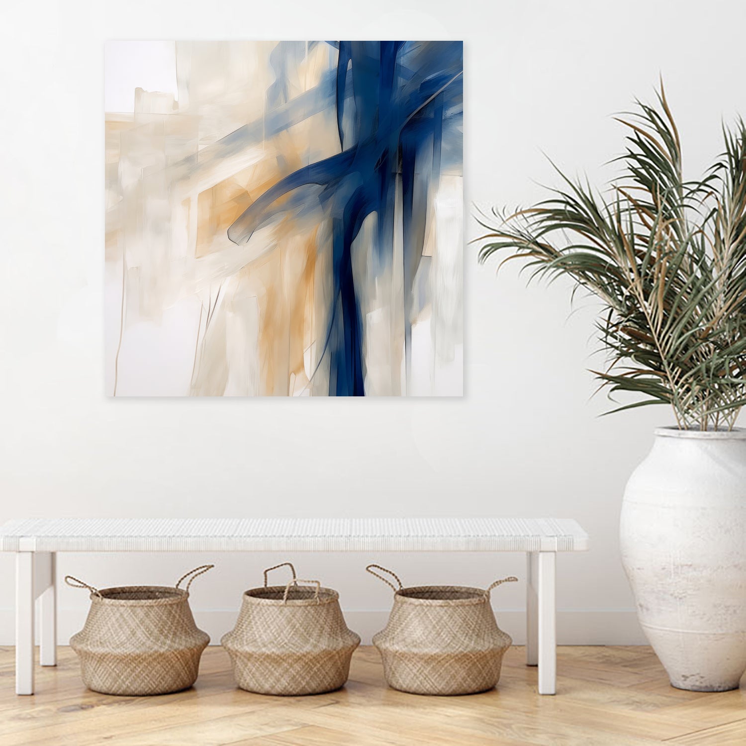 Blue Splash Dance by Irena  Orlov on GIANT ART - abstract