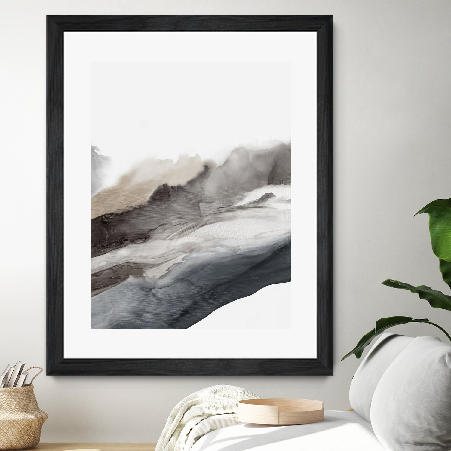 Serene Cascade II by PI Studio on GIANT ART - beige abstract