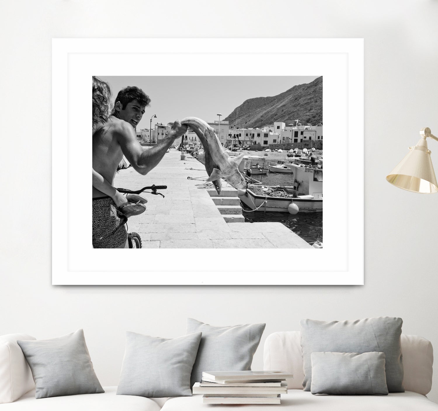 The shark is mine! by Lorenzo Grifantini on GIANT ART - street grifantini