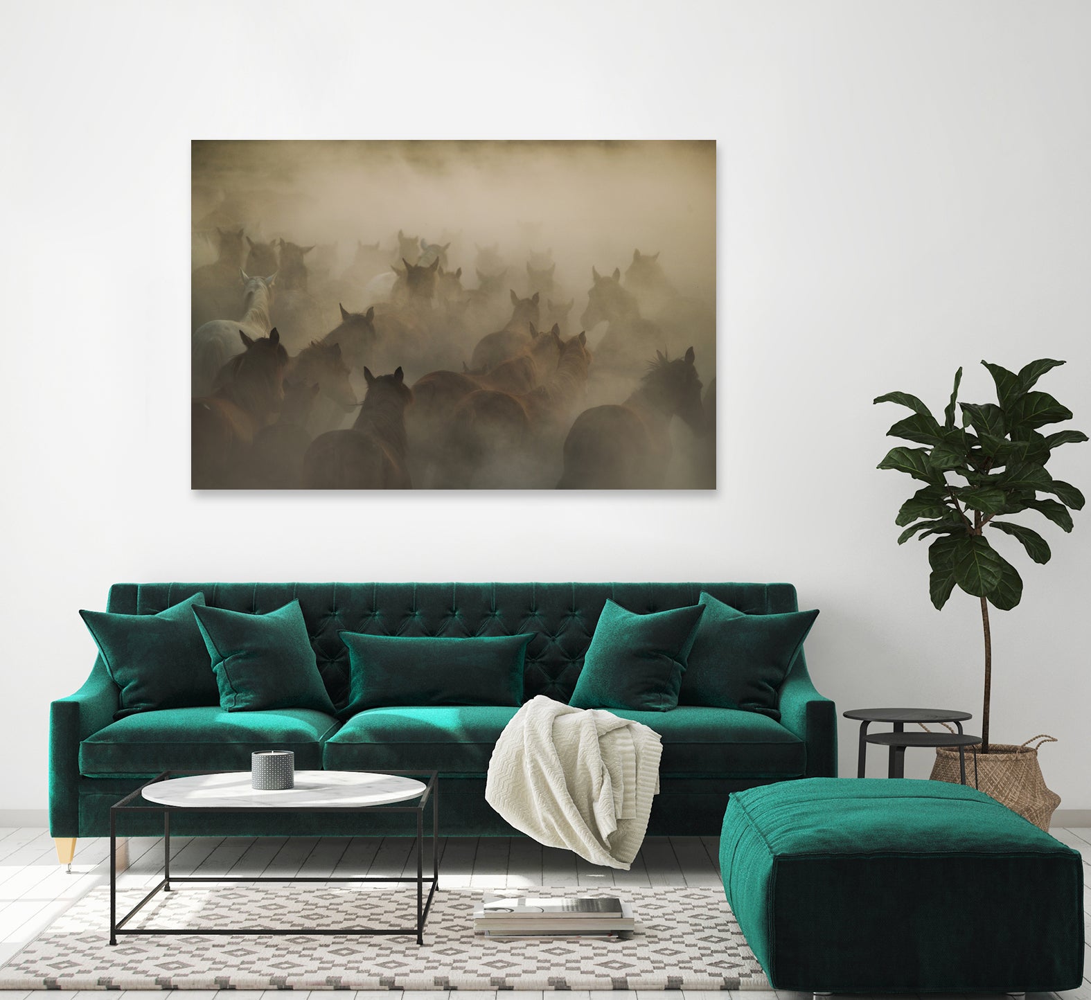 in dust by Huseyin on GIANT ART - photography horses