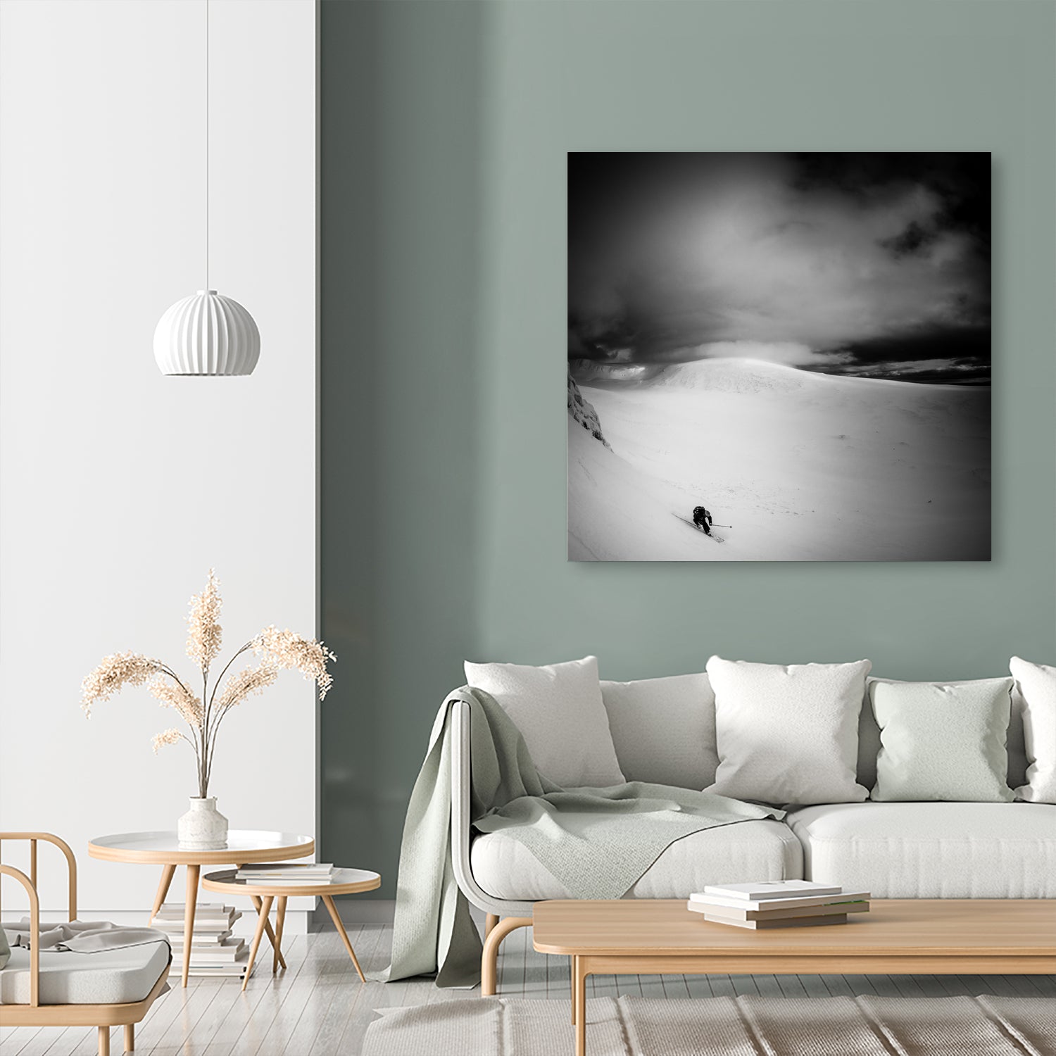 Happiness is first tracks in fresh snow by Eric on GIANT ART - photography ski