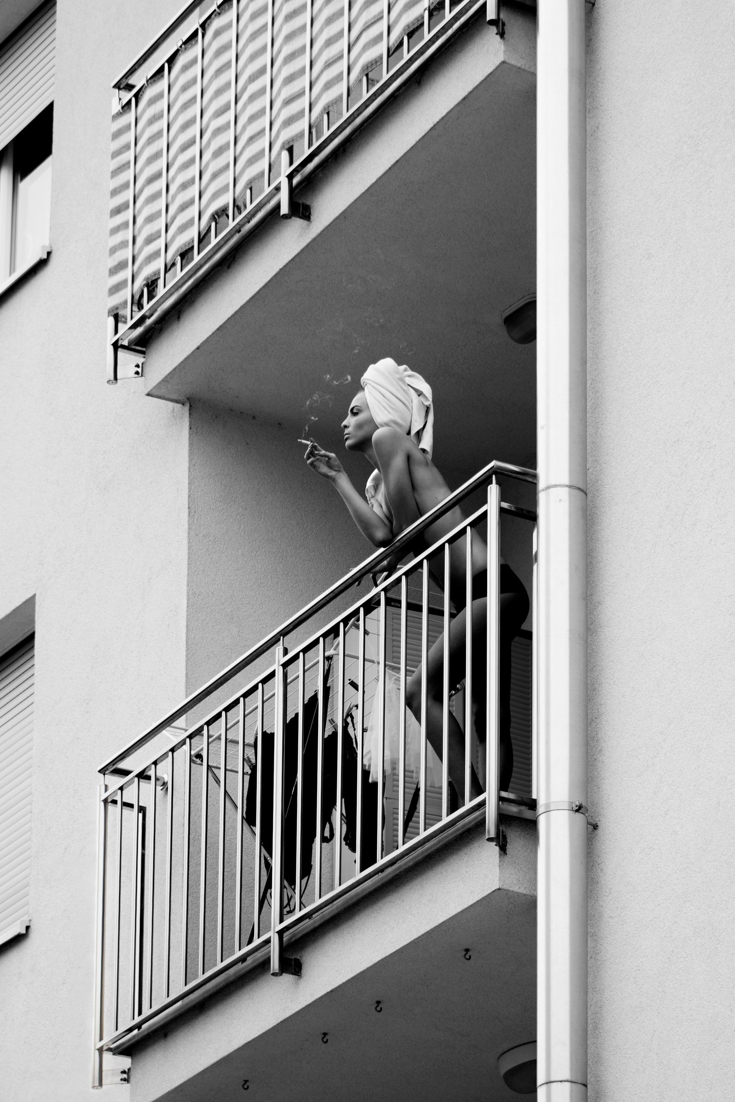 Nika by Lorna Kijurko on GIANT ART - white black and white nude