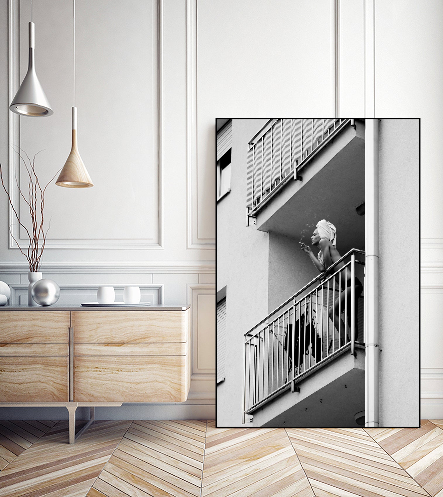 Nika by Lorna Kijurko on GIANT ART - white black and white nude