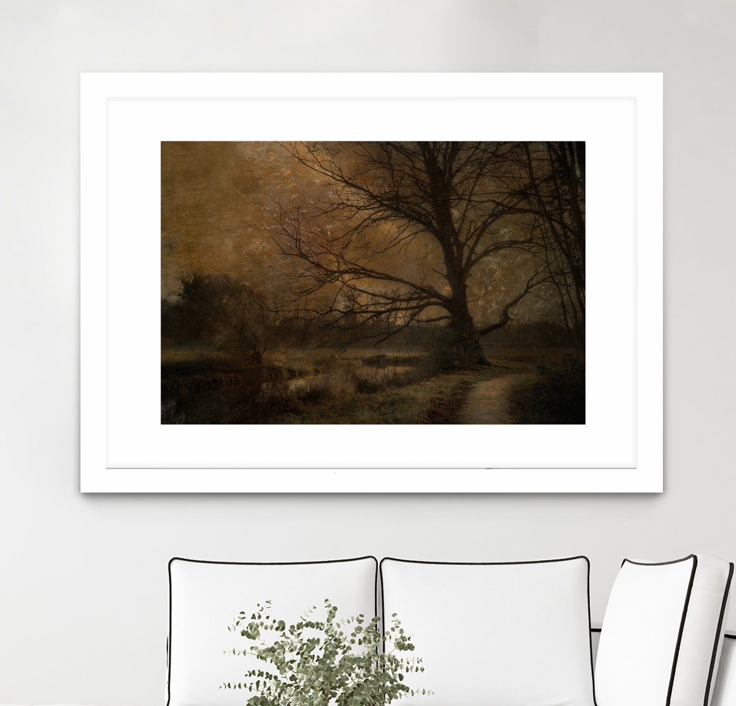 Old tree by Nel Talen on GIANT ART - forest mood forest