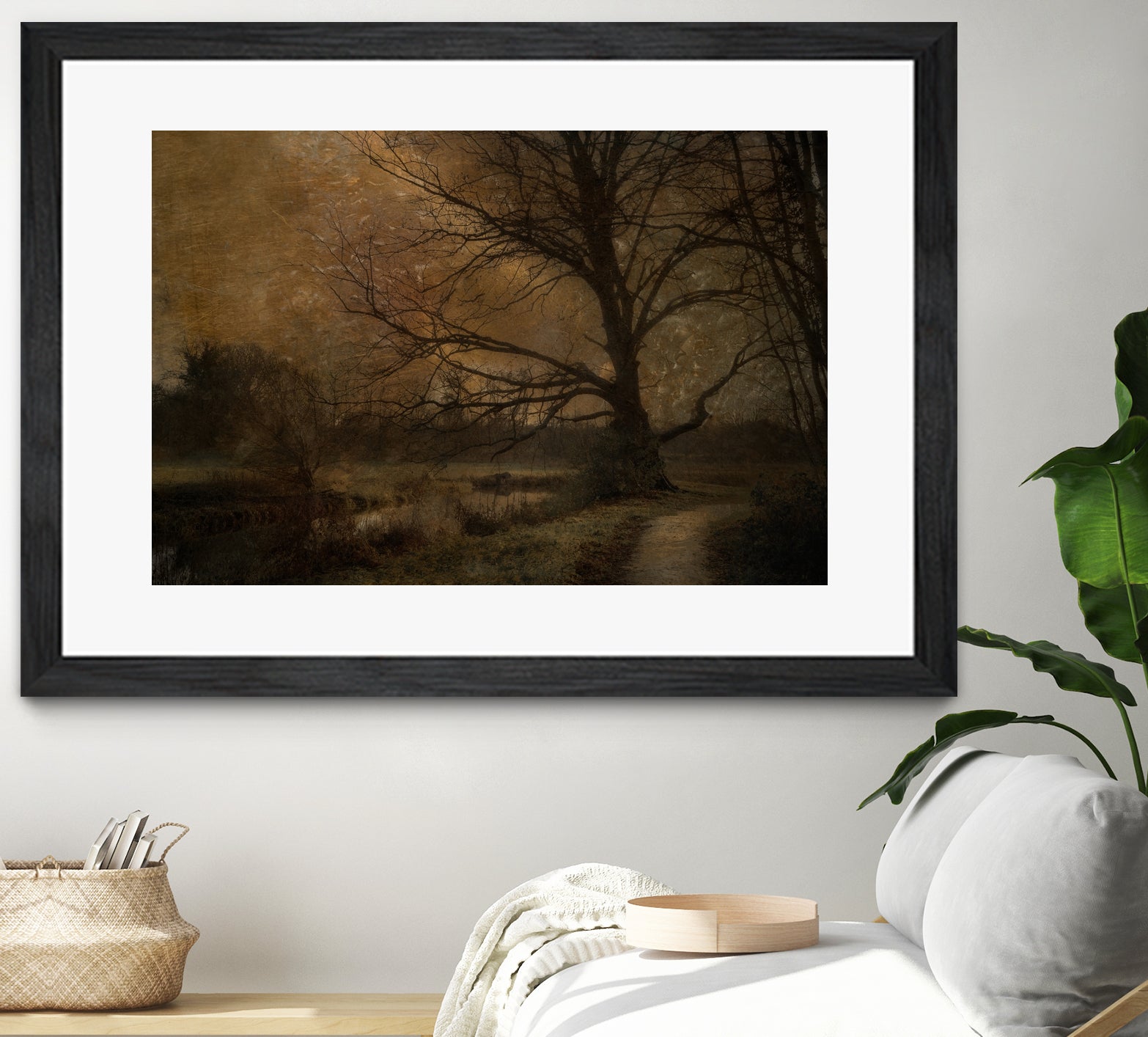 Old tree by Nel Talen on GIANT ART - forest mood forest