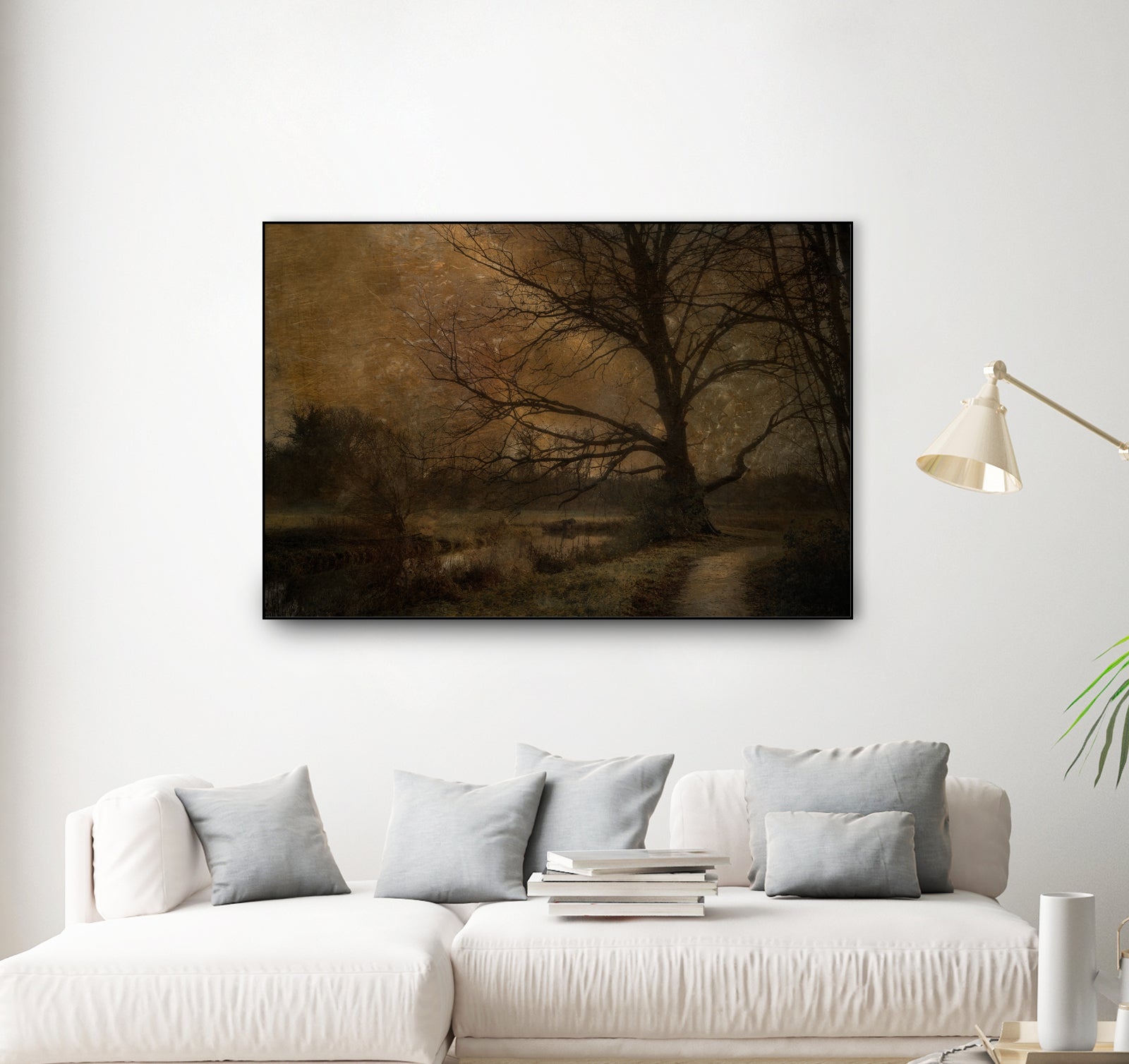 Old tree by Nel Talen on GIANT ART - forest mood forest