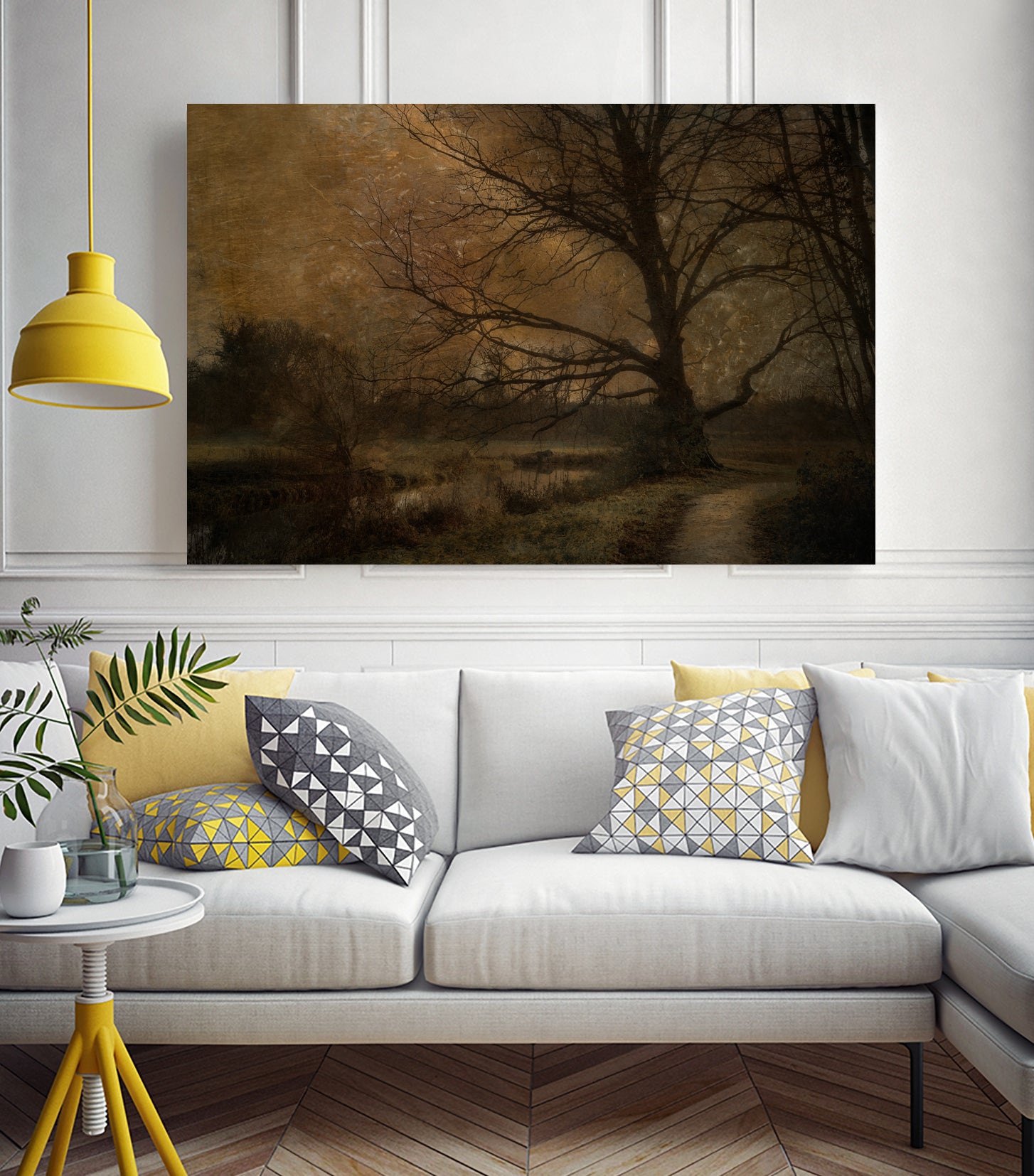 Old tree by Nel Talen on GIANT ART - forest mood forest