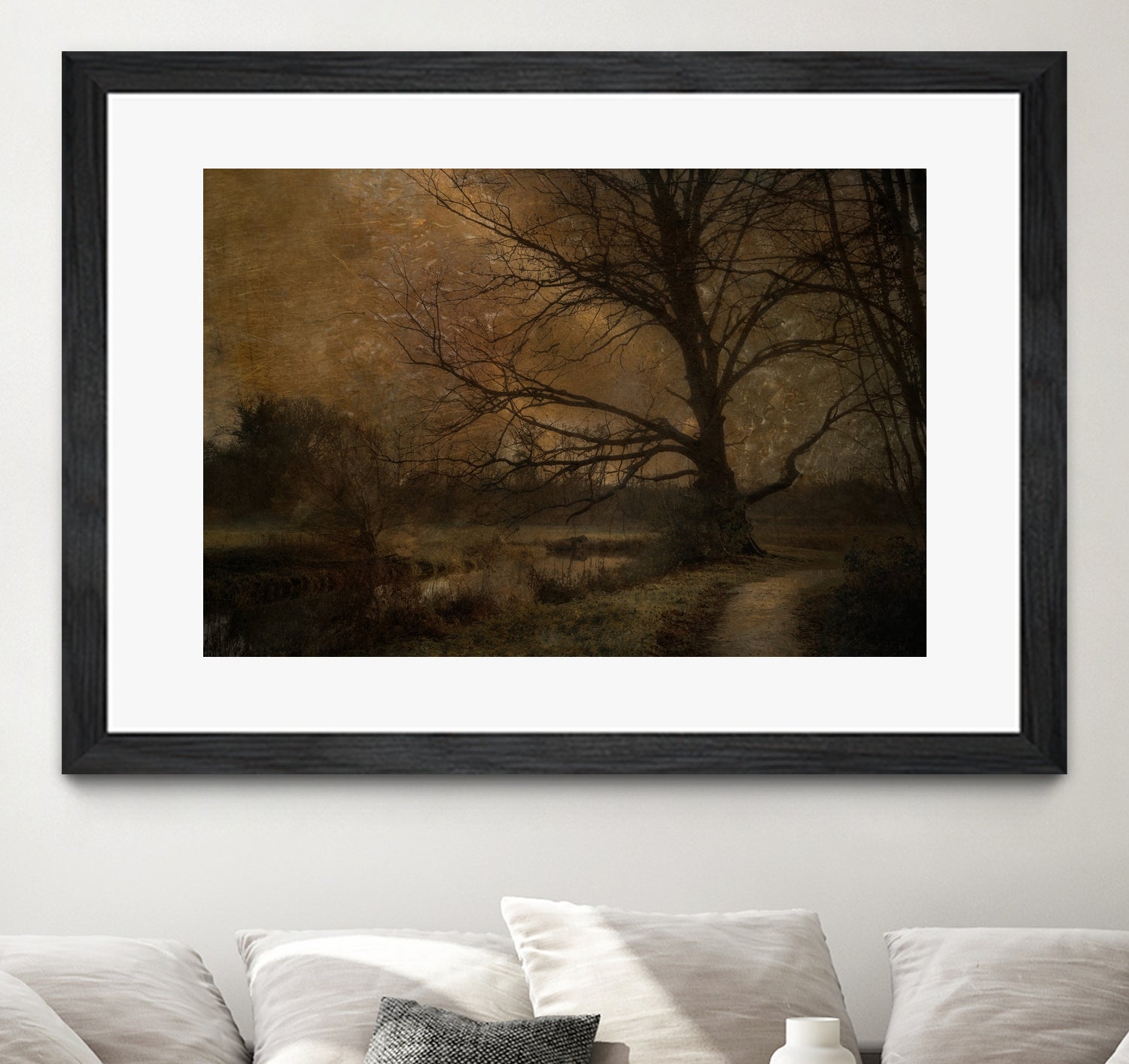 Old tree by Nel Talen on GIANT ART - forest mood forest