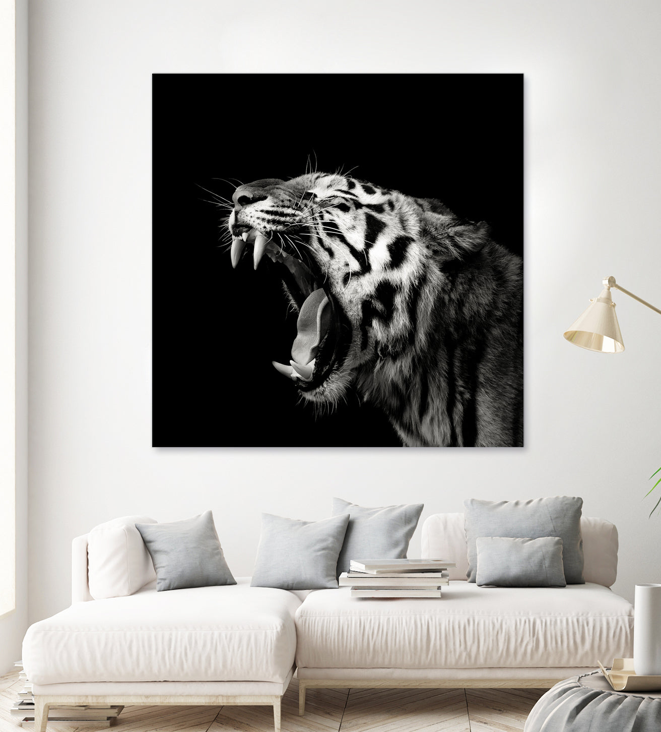 Primal Yawn #4 by Christian Meermann on GIANT ART - feline animal feline