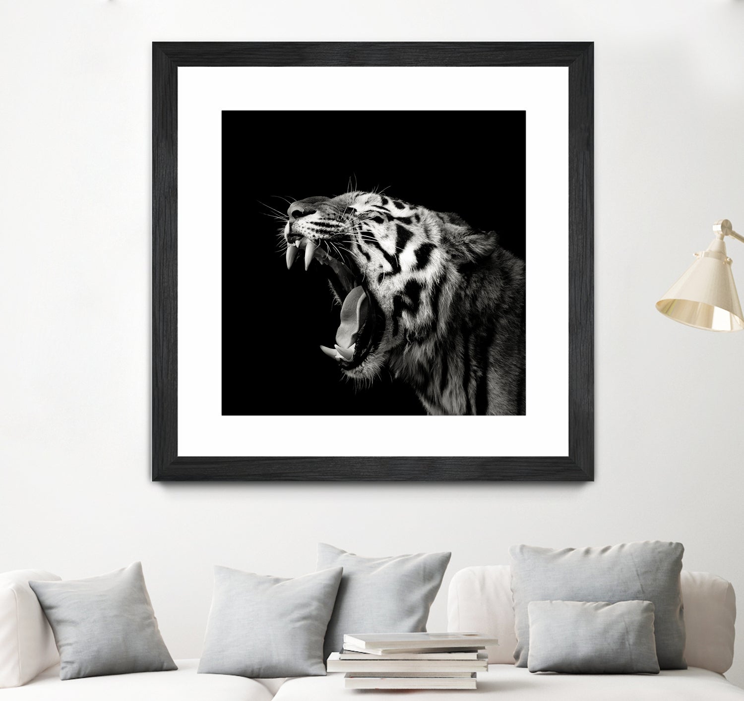Primal Yawn #4 by Christian Meermann on GIANT ART - feline animal feline