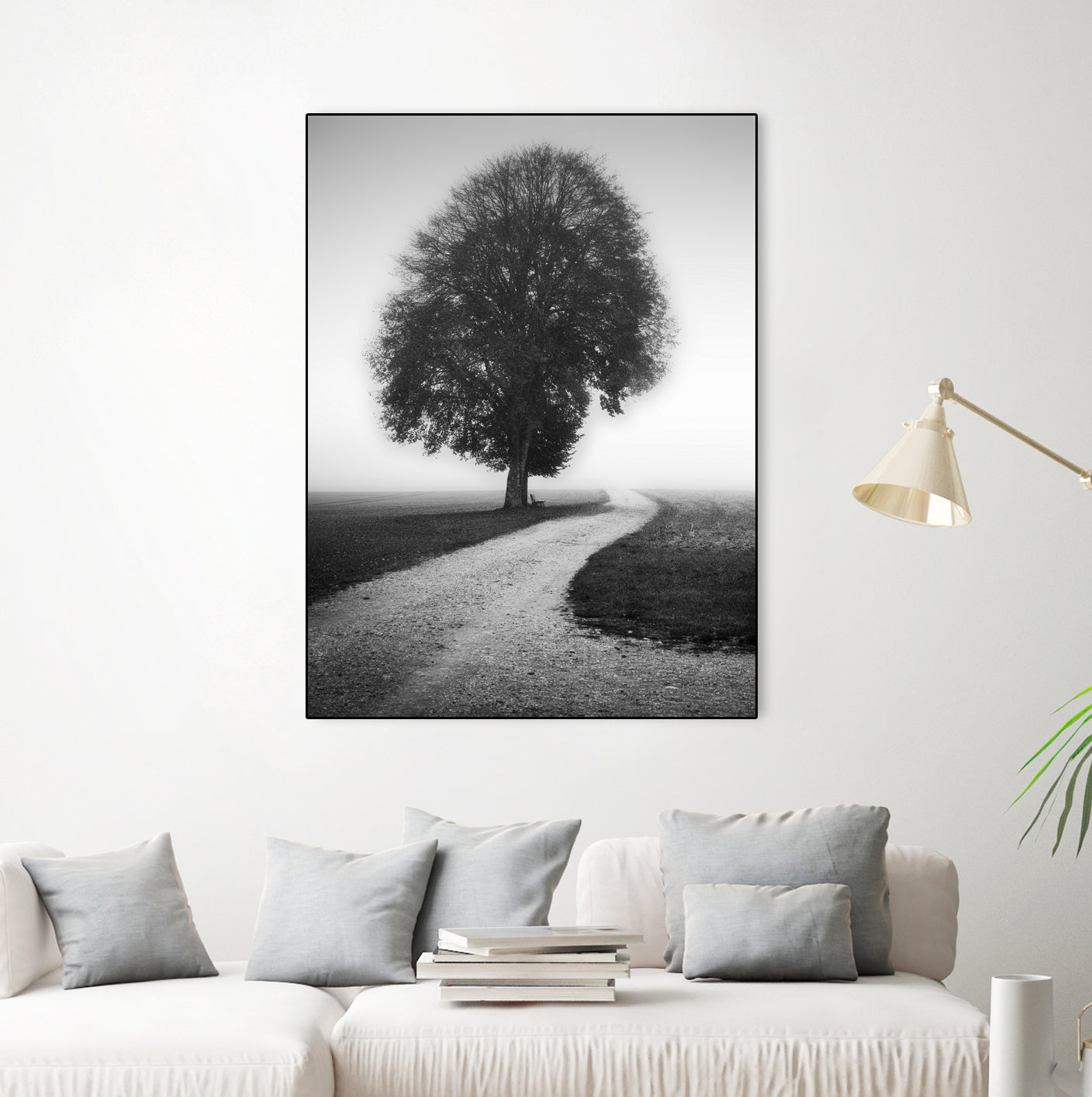 Poet by Alexej Schulz on GIANT ART - landscape lonely tree