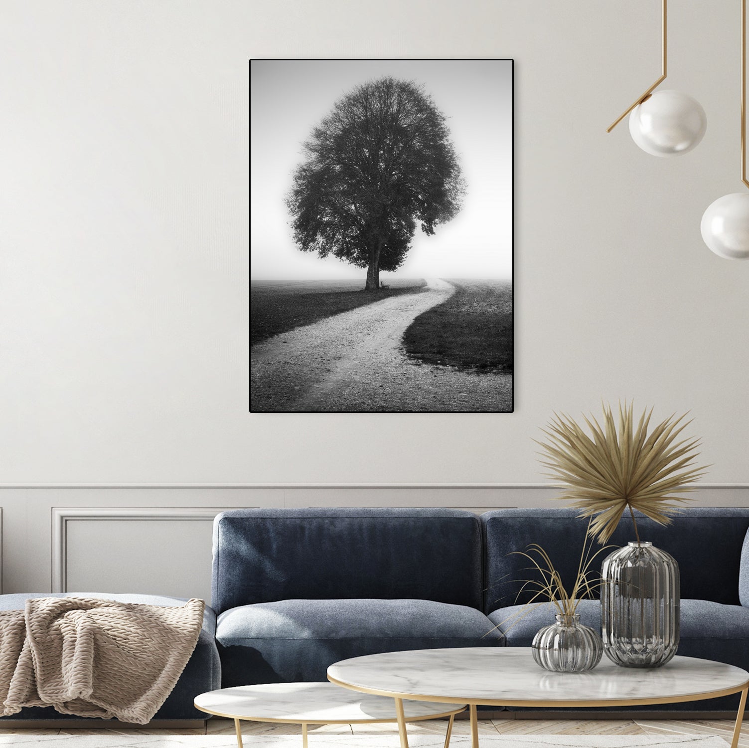 Poet by Alexej Schulz on GIANT ART - landscape lonely tree