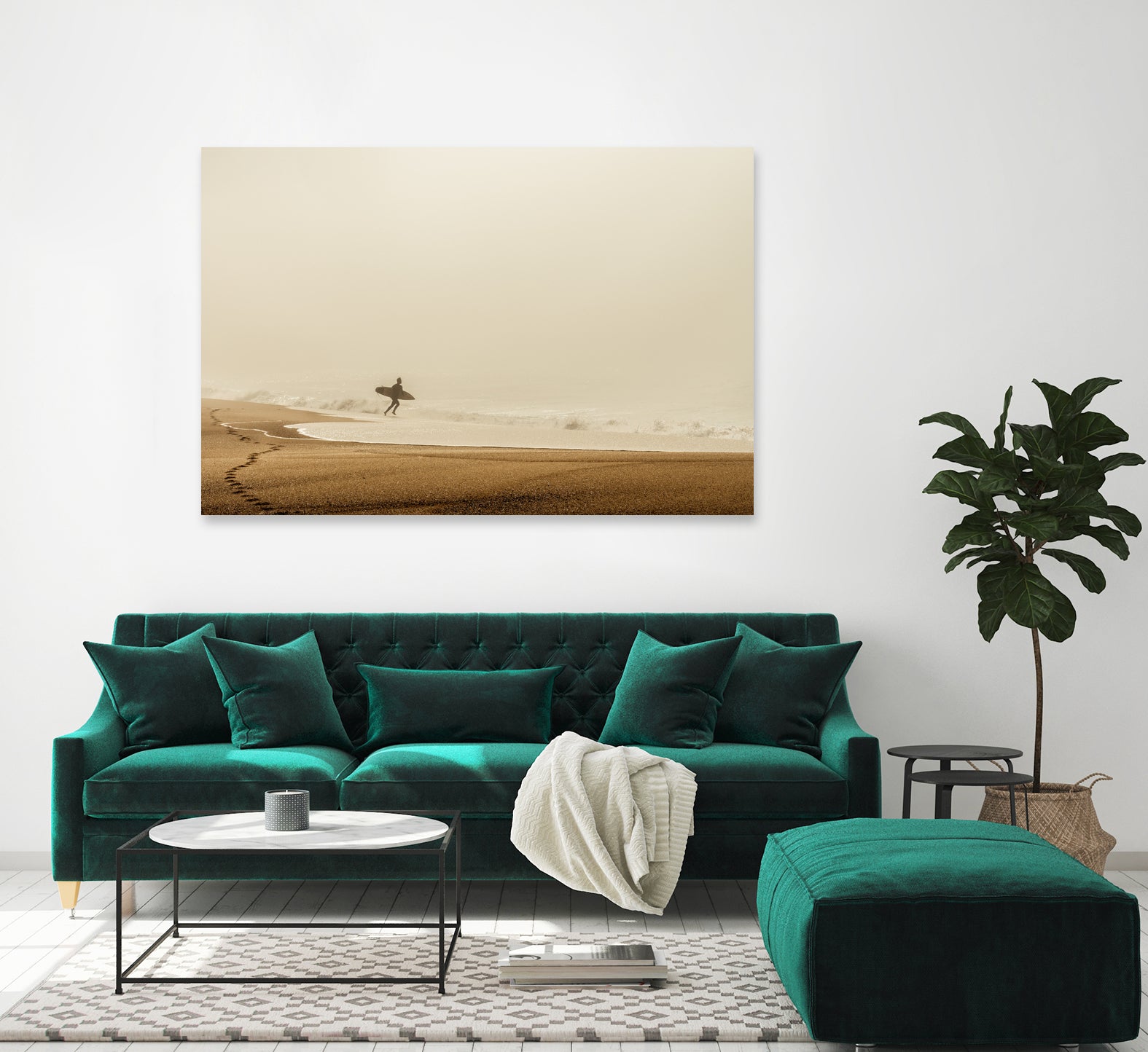 Surfer by Dieter Reichelt on GIANT ART - action sea