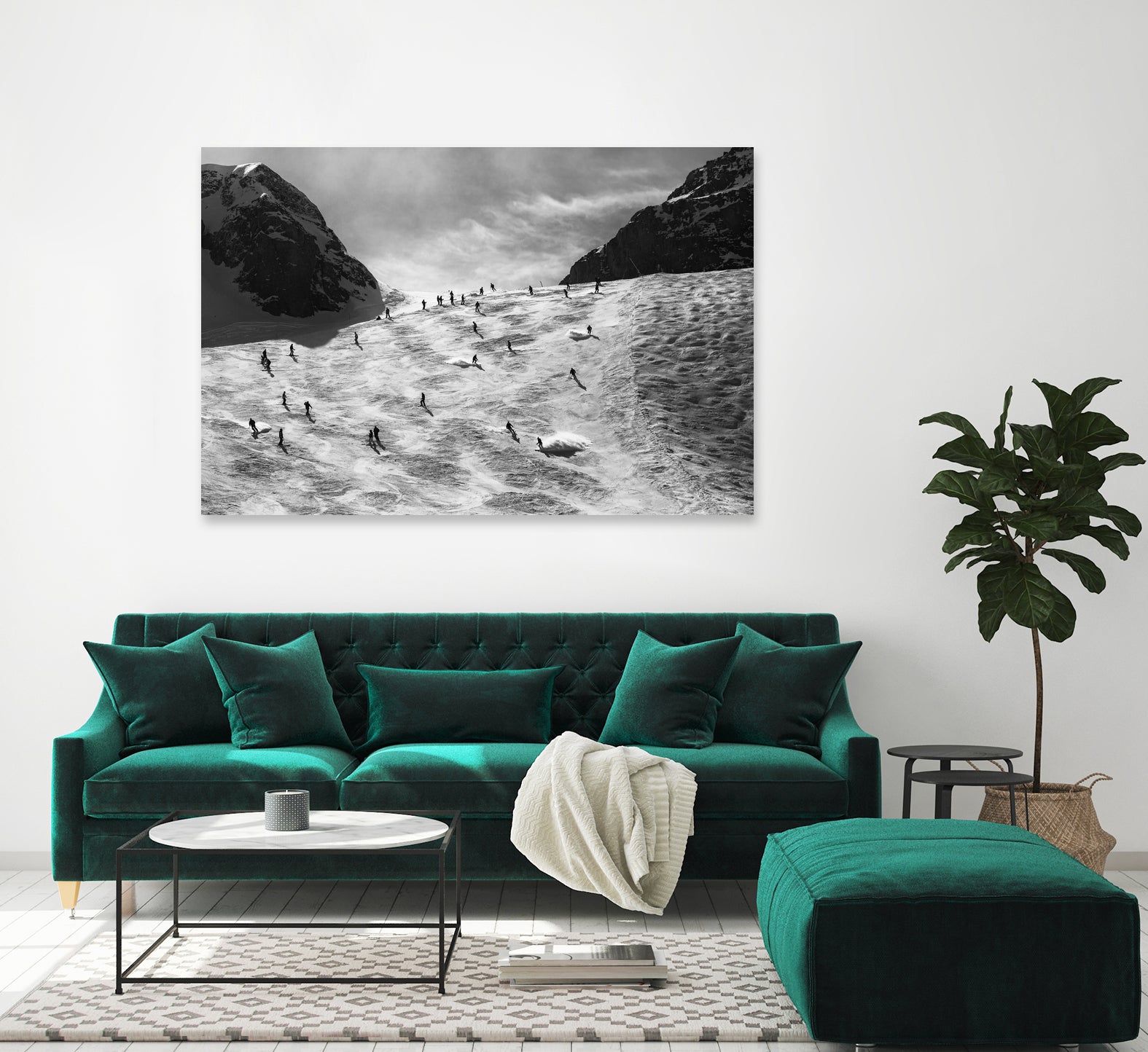 go skiing by Uschi on GIANT ART - photography skiing