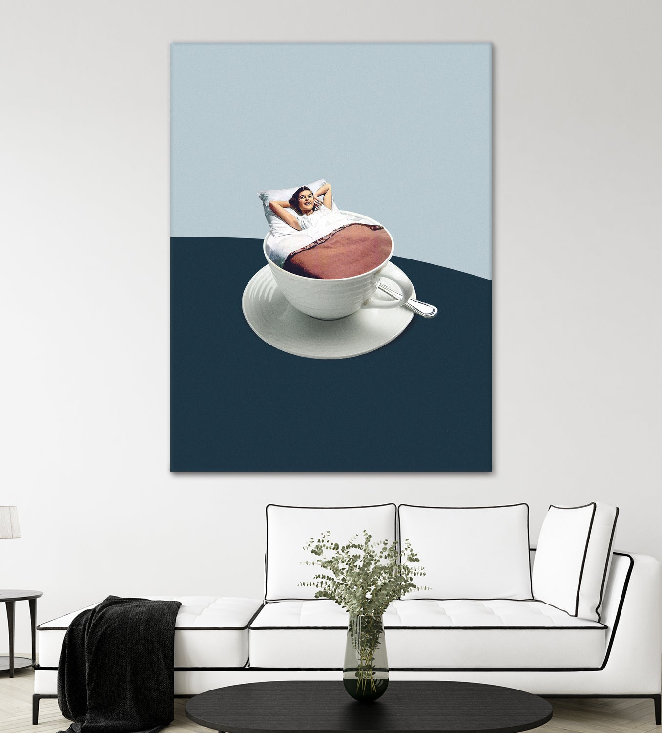 Morning rituals by Maarten on GIANT ART - illustration bed