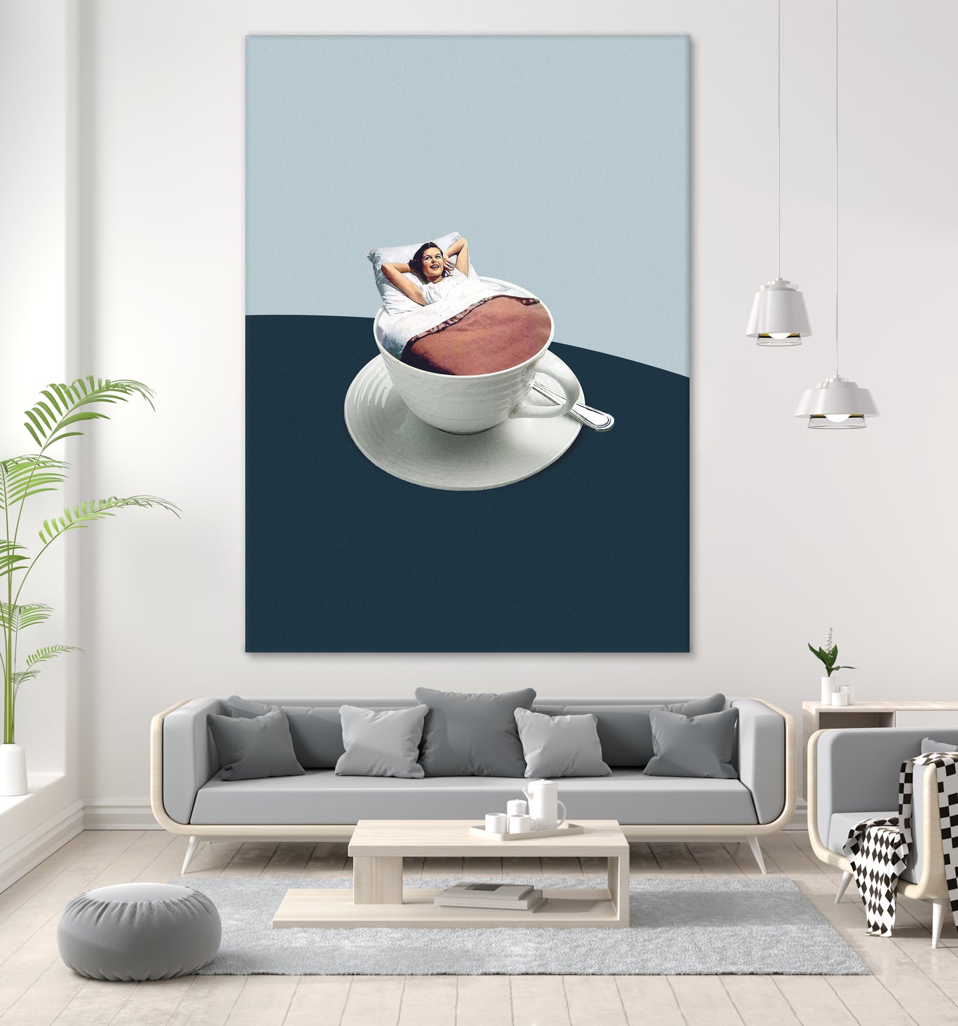 Morning rituals by Maarten on GIANT ART - illustration bed