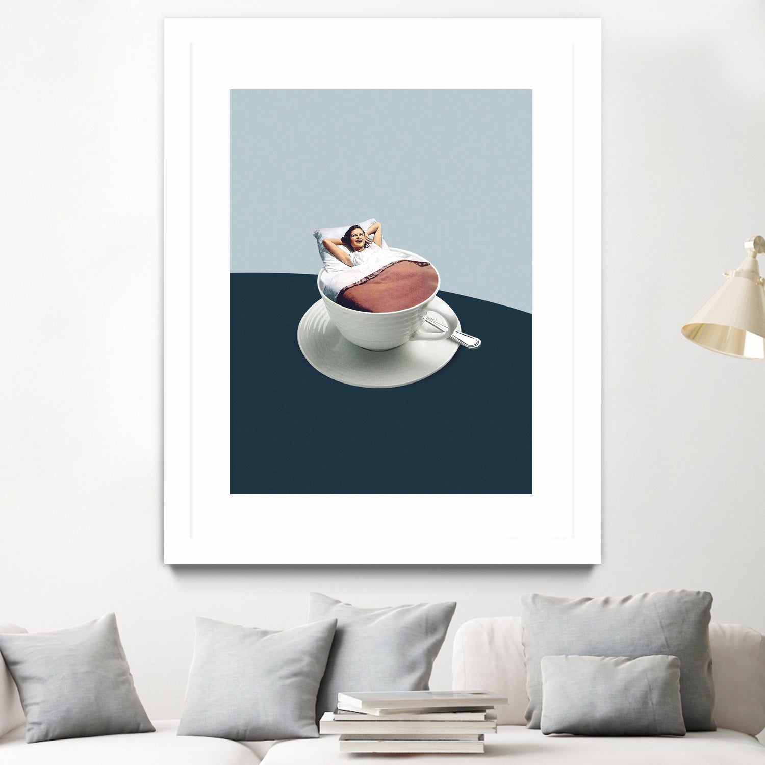 Morning rituals by Maarten on GIANT ART - illustration bed