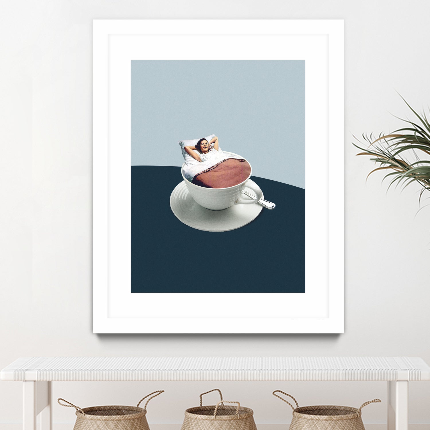 Morning rituals by Maarten on GIANT ART - illustration bed