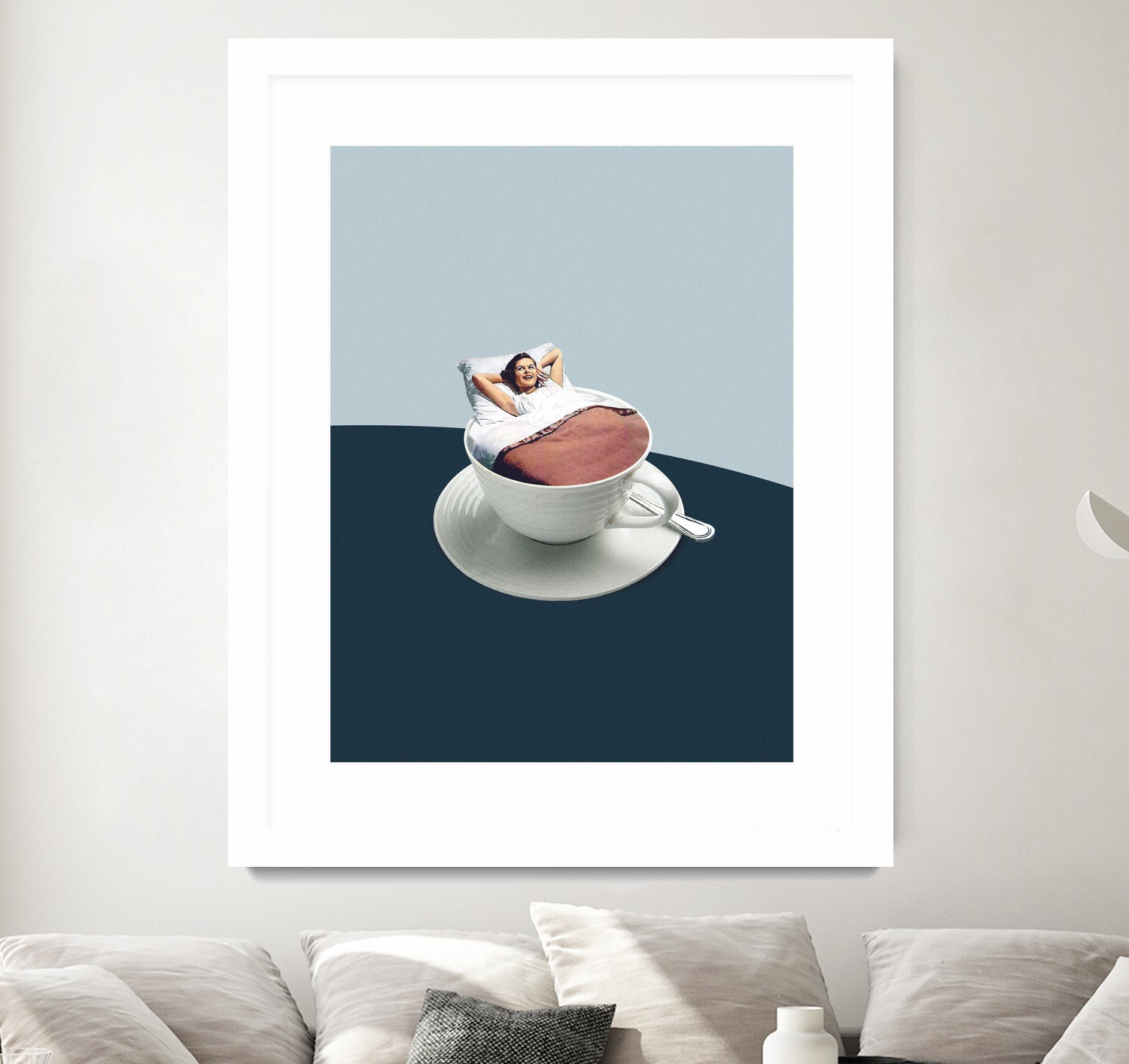 Morning rituals by Maarten on GIANT ART - illustration bed