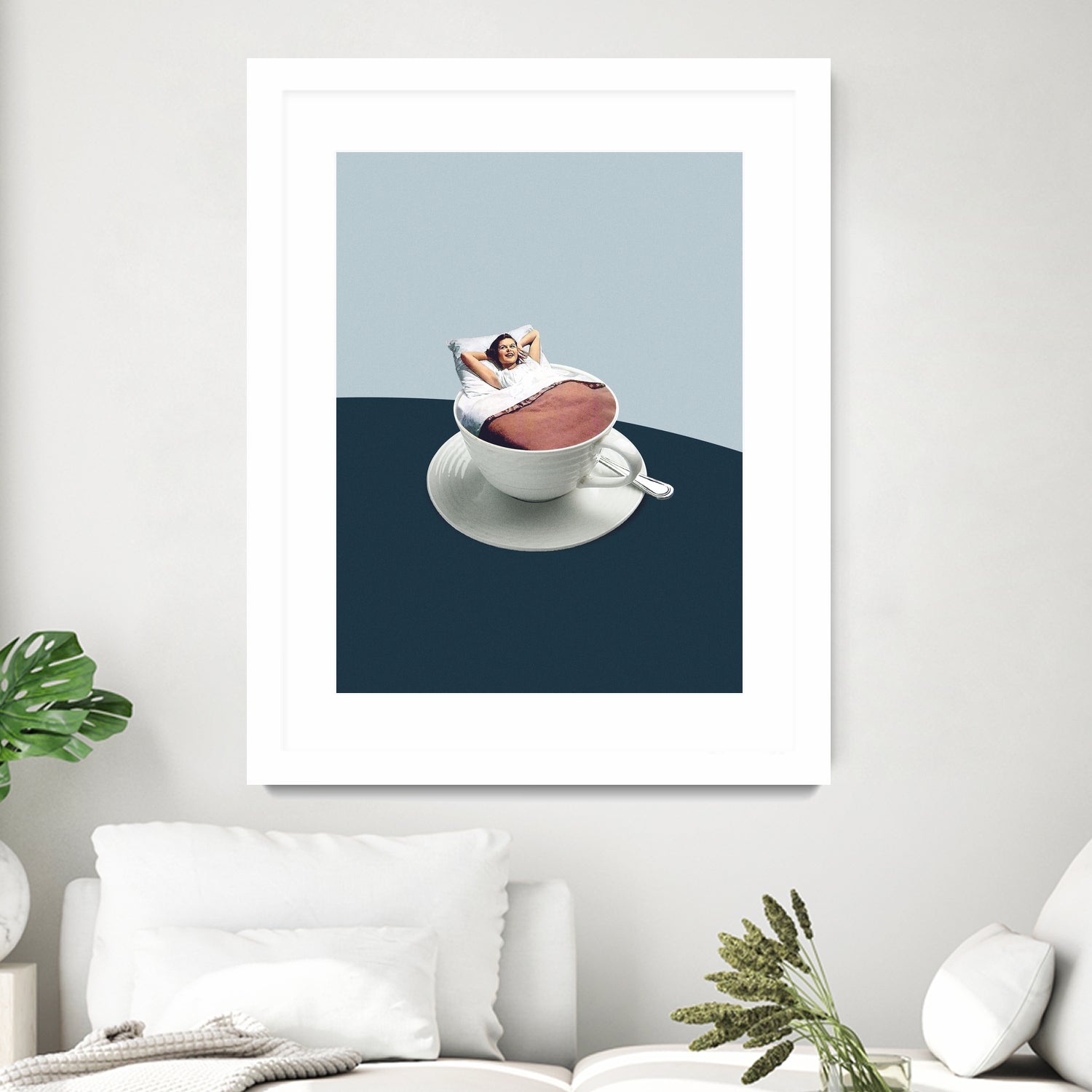 Morning rituals by Maarten on GIANT ART - illustration bed