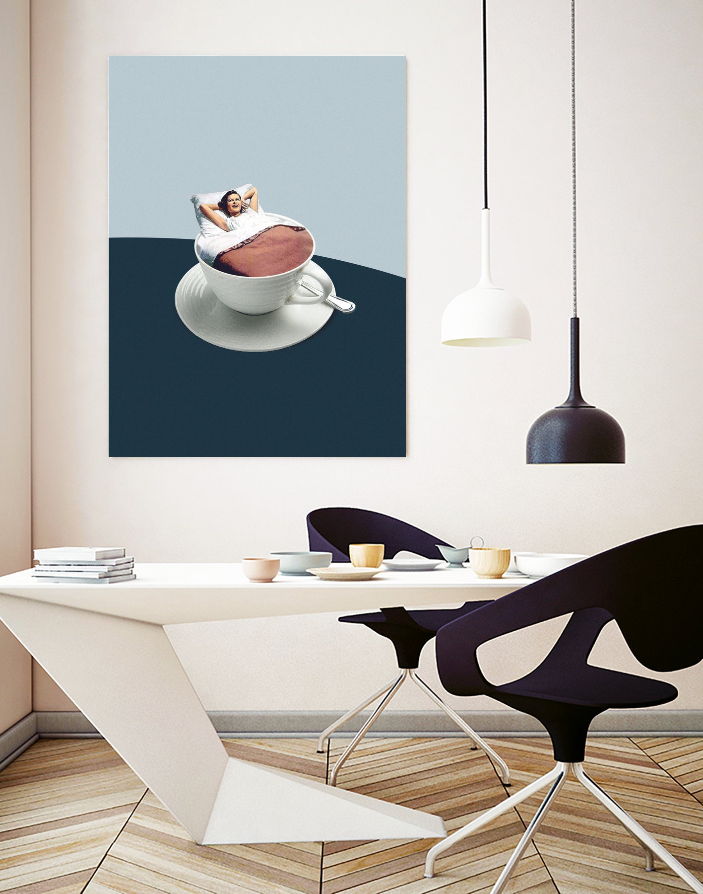 Morning rituals by Maarten on GIANT ART - illustration bed