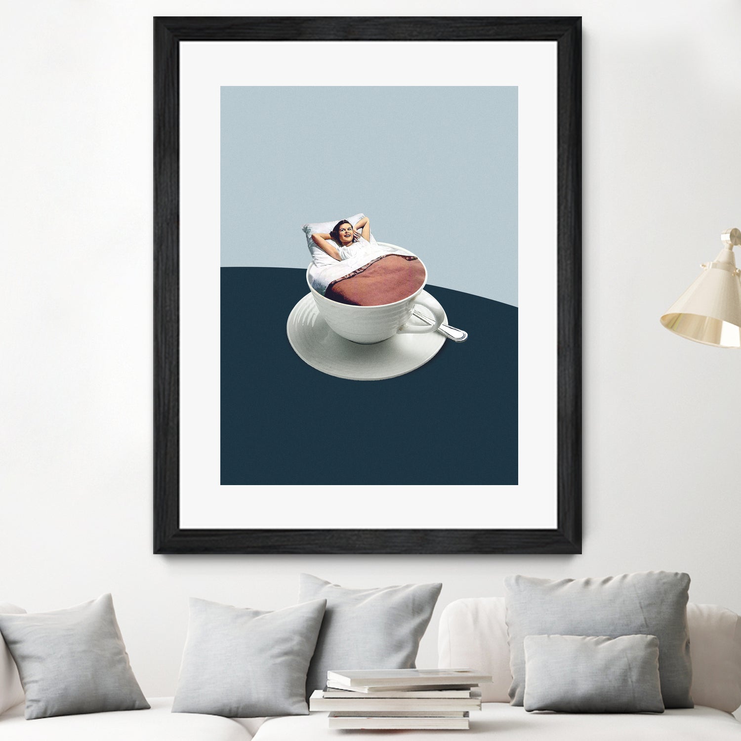 Morning rituals by Maarten on GIANT ART - illustration bed