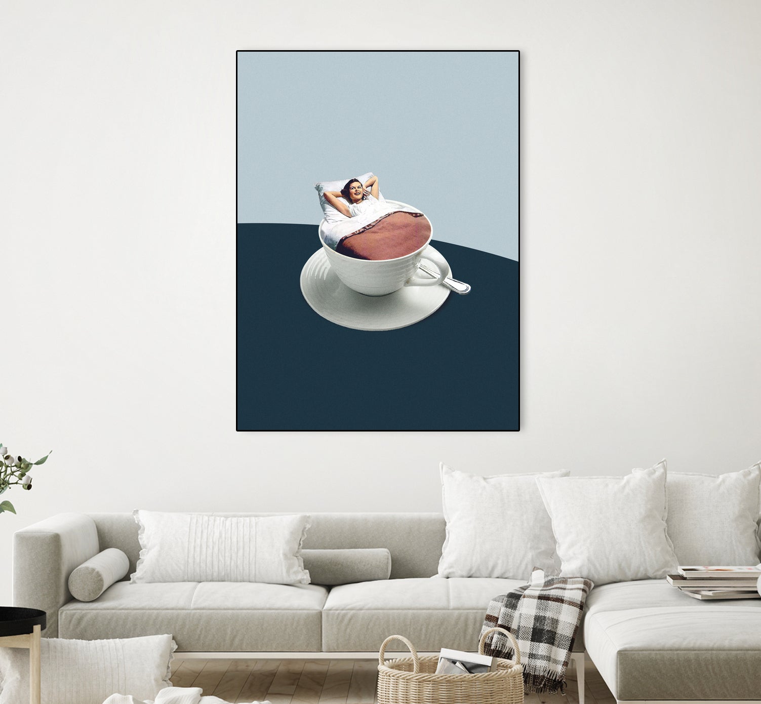 Morning rituals by Maarten on GIANT ART - illustration bed