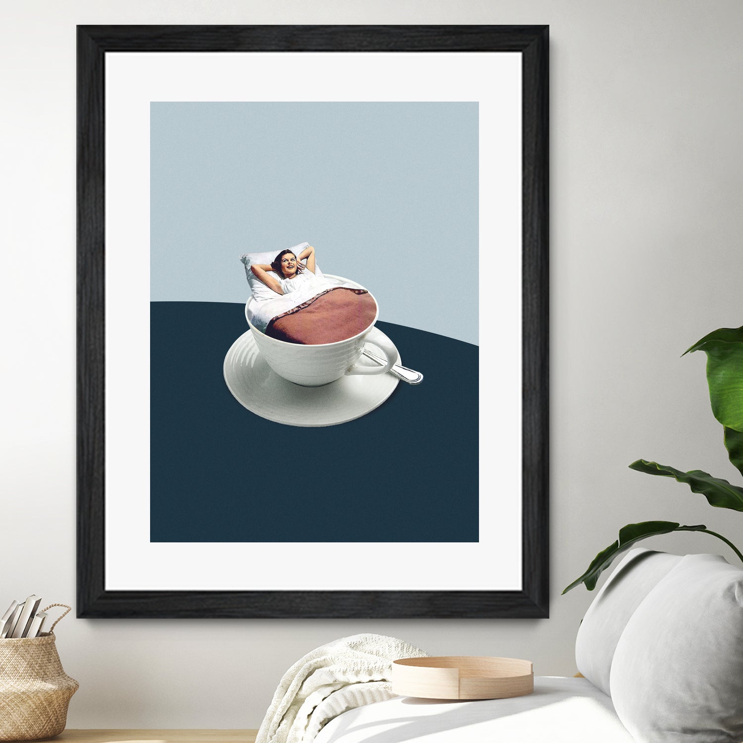 Morning rituals by Maarten on GIANT ART - illustration bed