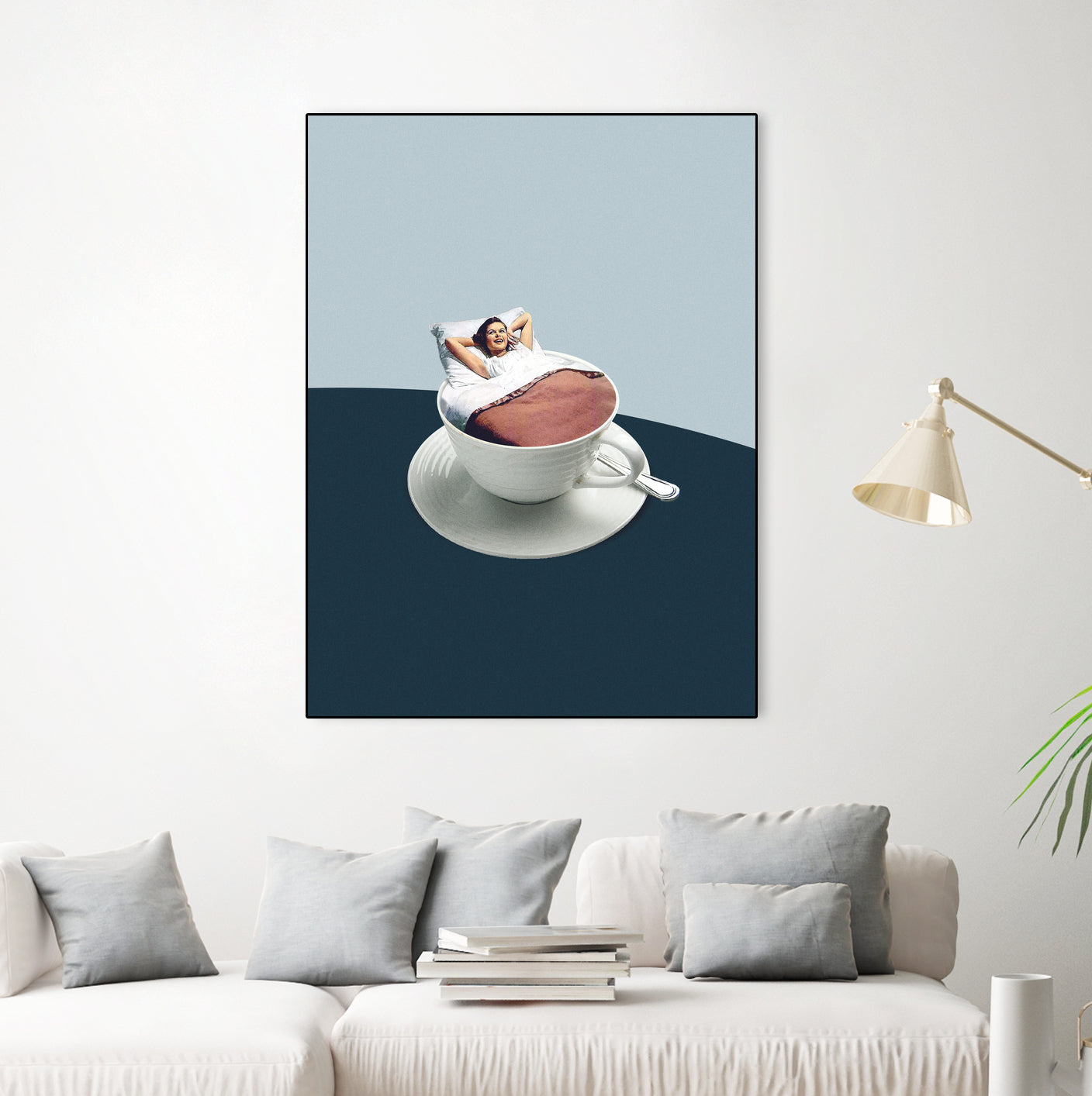 Morning rituals by Maarten on GIANT ART - illustration bed