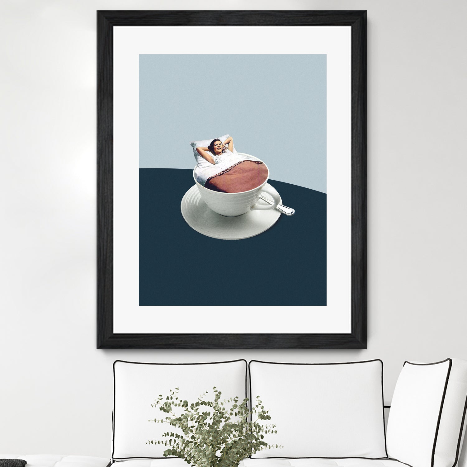 Morning rituals by Maarten on GIANT ART - illustration bed