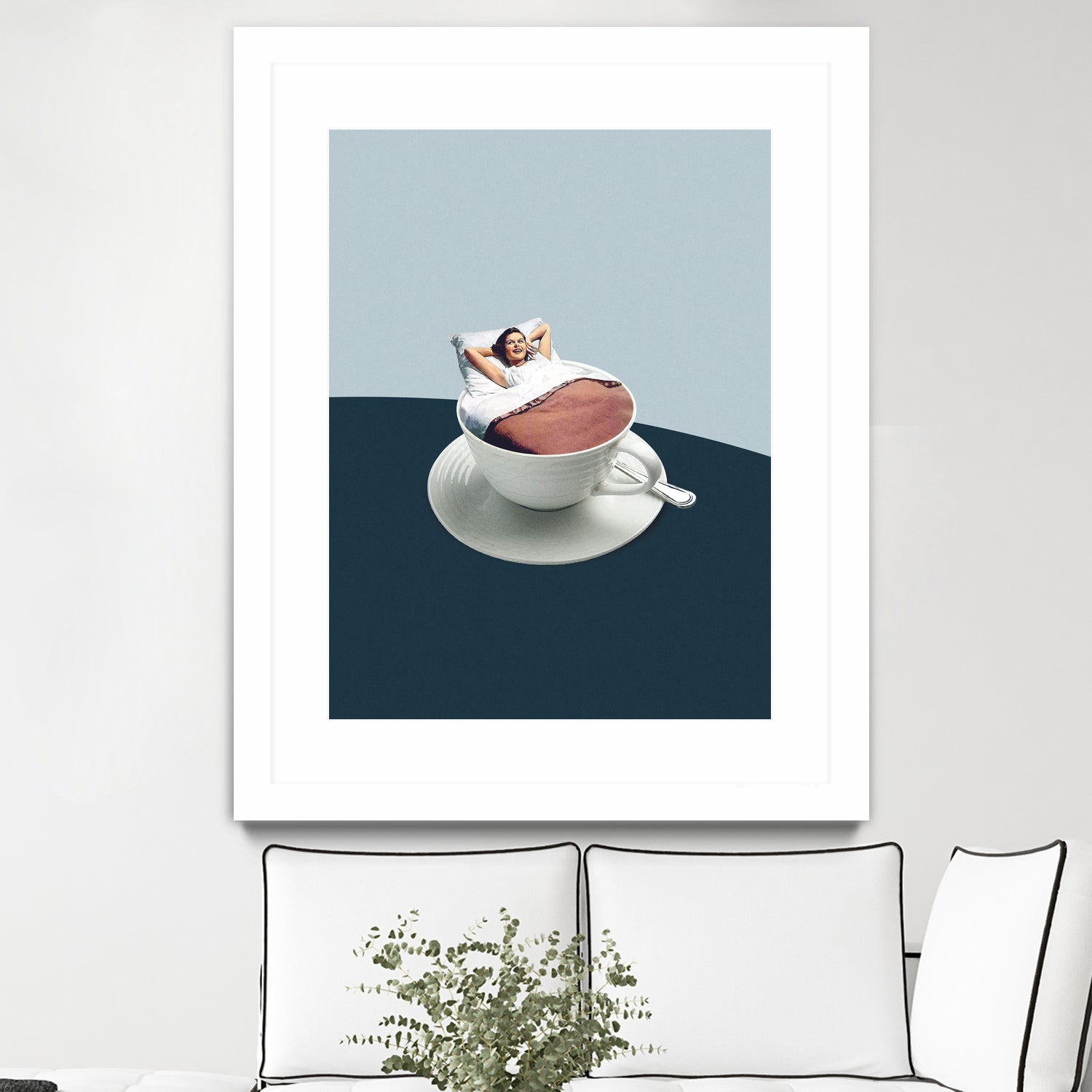 Morning rituals by Maarten on GIANT ART - illustration bed