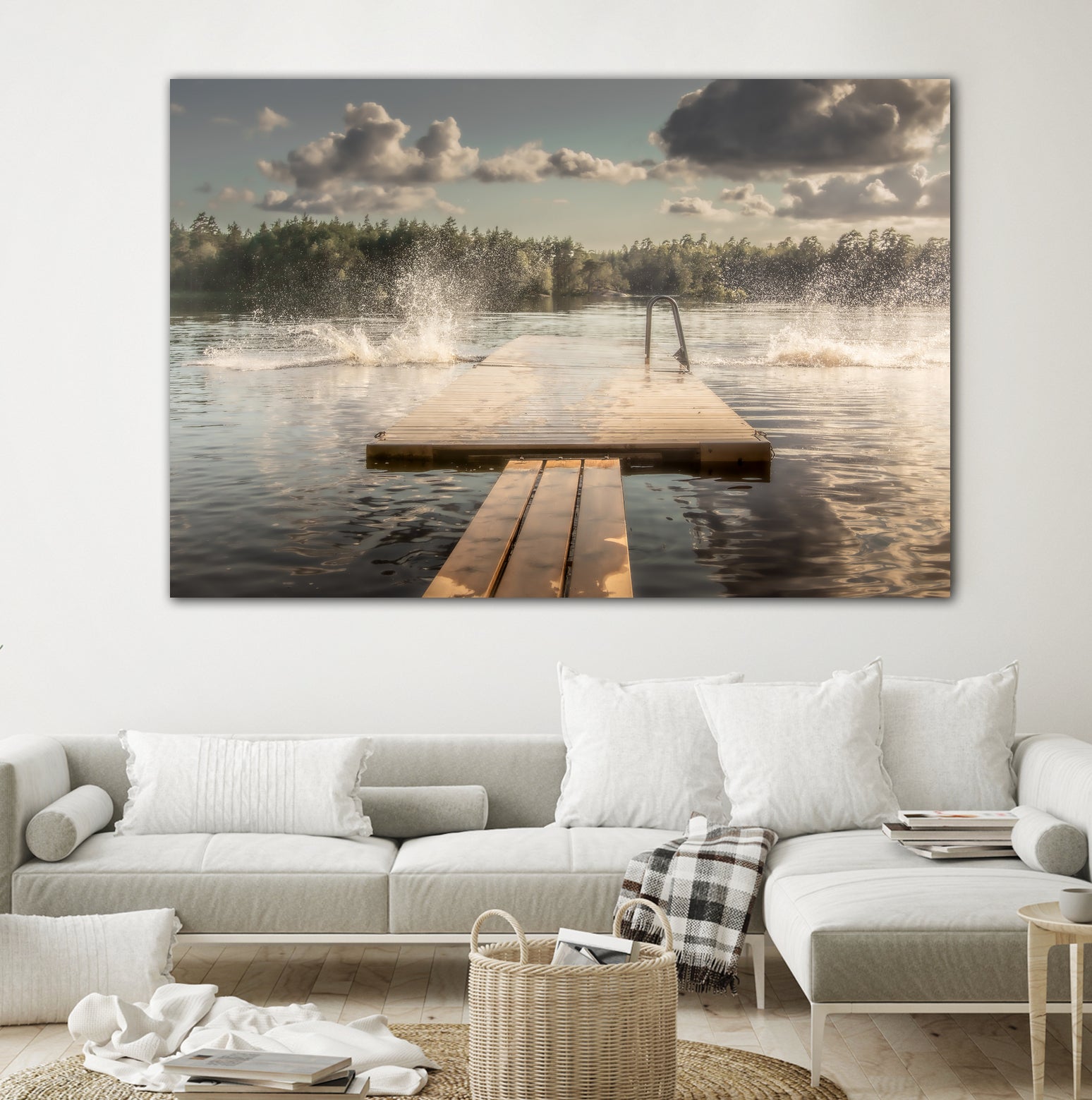 The diving board by Stephanie Kleimann on GIANT ART - landscape cloud