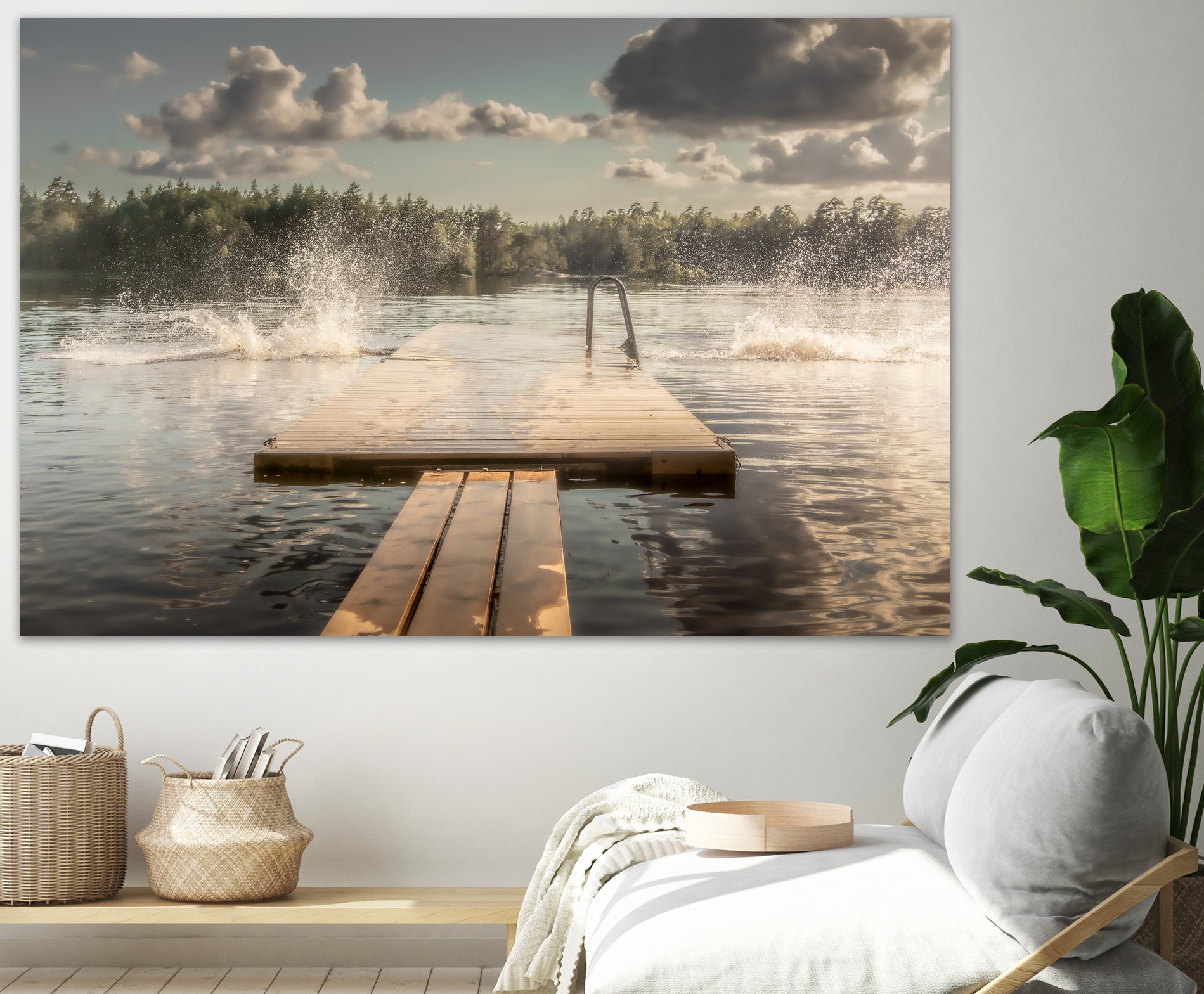 The diving board by Stephanie Kleimann on GIANT ART - landscape cloud